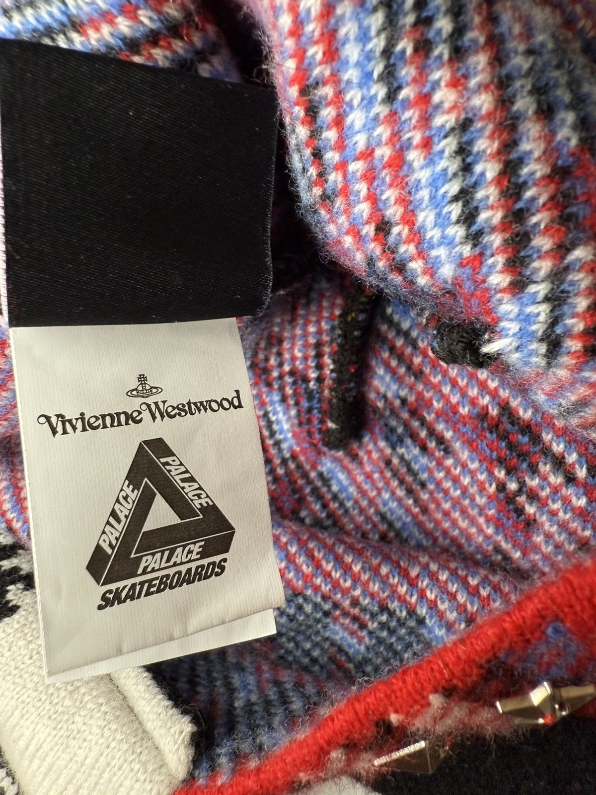 Palace × Vivienne Westwood Palace x Vivienne Westwood Orb Knit Earflap Beanie Size ONE SIZE - 7 Thumbnail