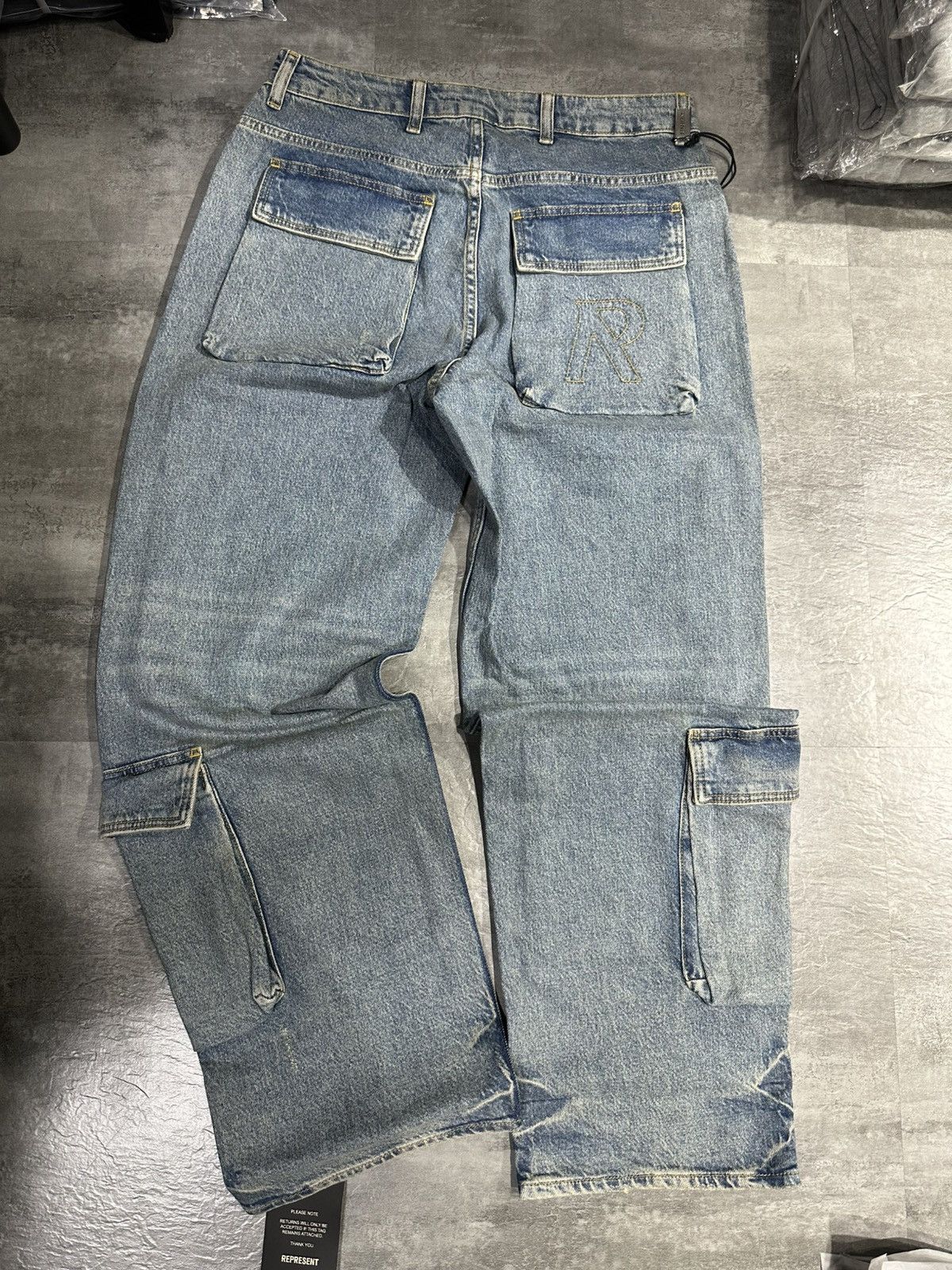 Represent Clo. Represent R3 Cargo Denim Jeans Size US 30 / EU 46 - 3 Thumbnail