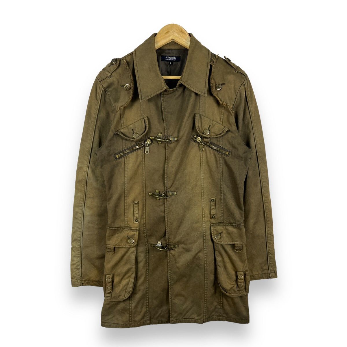 If Six Was Nine 🔥BONDAGE IN THE ATTIC changeabi design DISTRESS belt parka Size M / US 6-8 / IT 42-44 - 2 Thumbnail