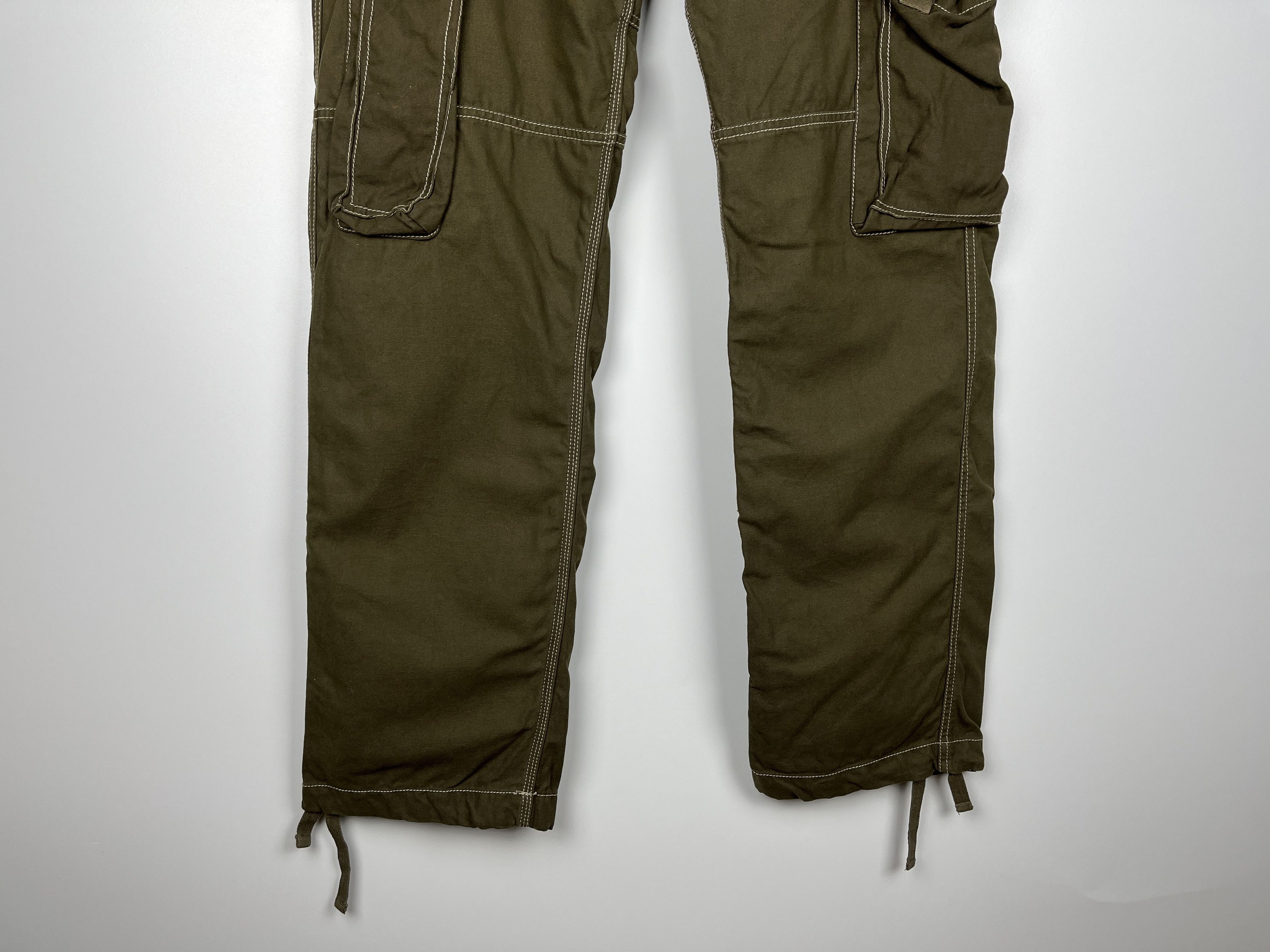 Vintage Vintage Avant Garde Cargo Bondage Multi-Pocket Pants Size US 33 - 6 Thumbnail