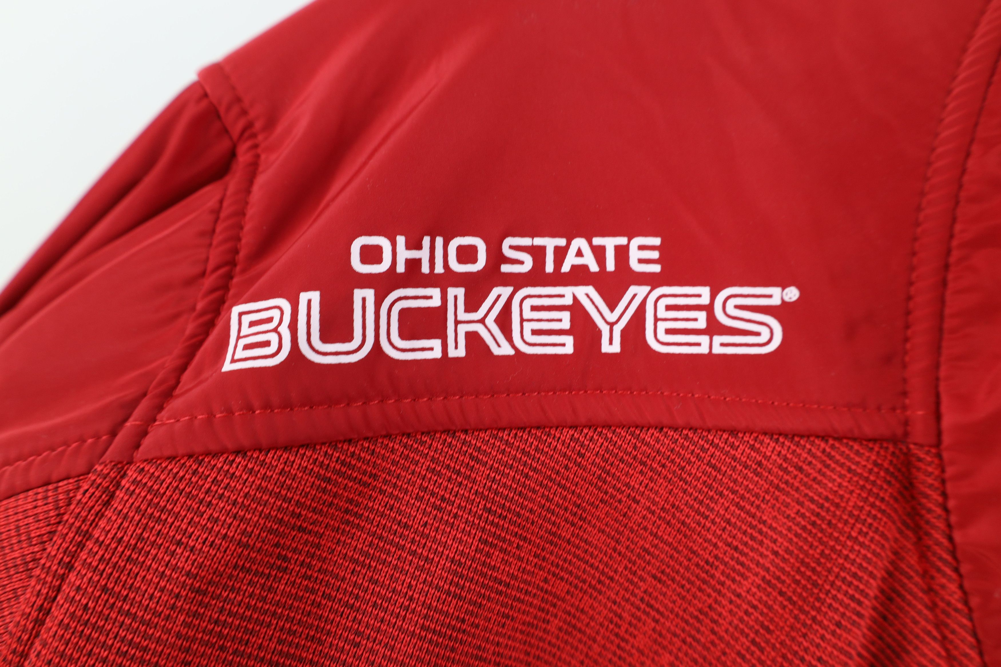 Vintage Vintage Y2K Ohio State University Fleece Windbreaker Jacket Size US XL / EU 56 / 4 - 5 Thumbnail