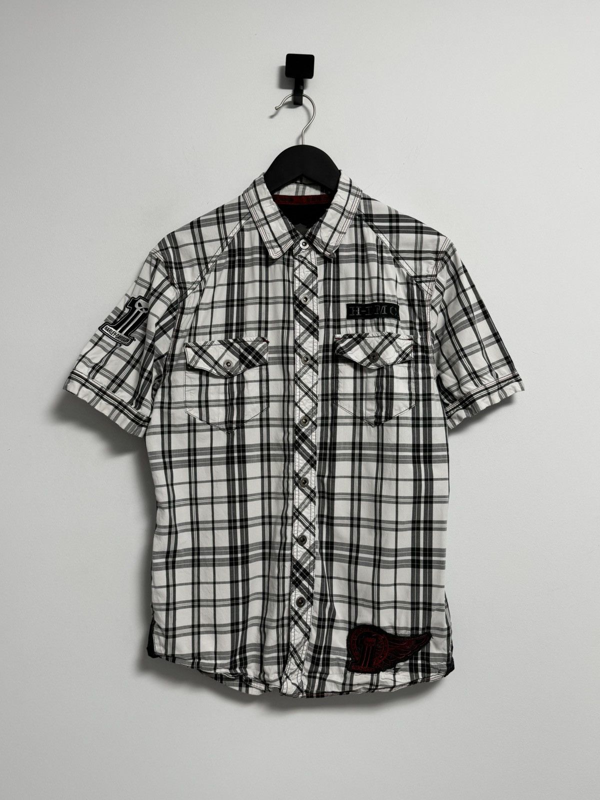 Harley Davidson Harley Davidson Y2K style Hype Button Up Shirt Size US M / EU 48-50 / 2 - 1 Thumbnail
