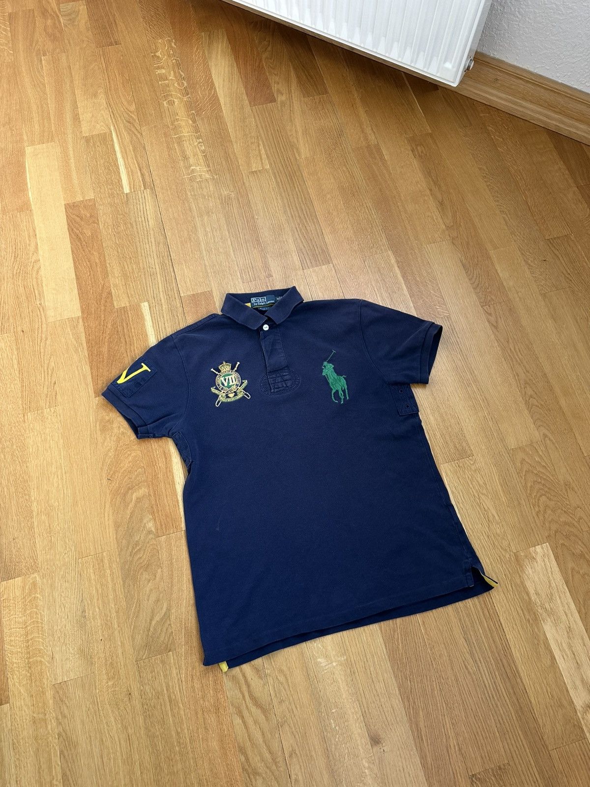 Polo Ralph Lauren Vintage Polo Ralph Lauren Polos Green Big Logo Y2K Size US M / EU 48-50 / 2 - 1 Thumbnail