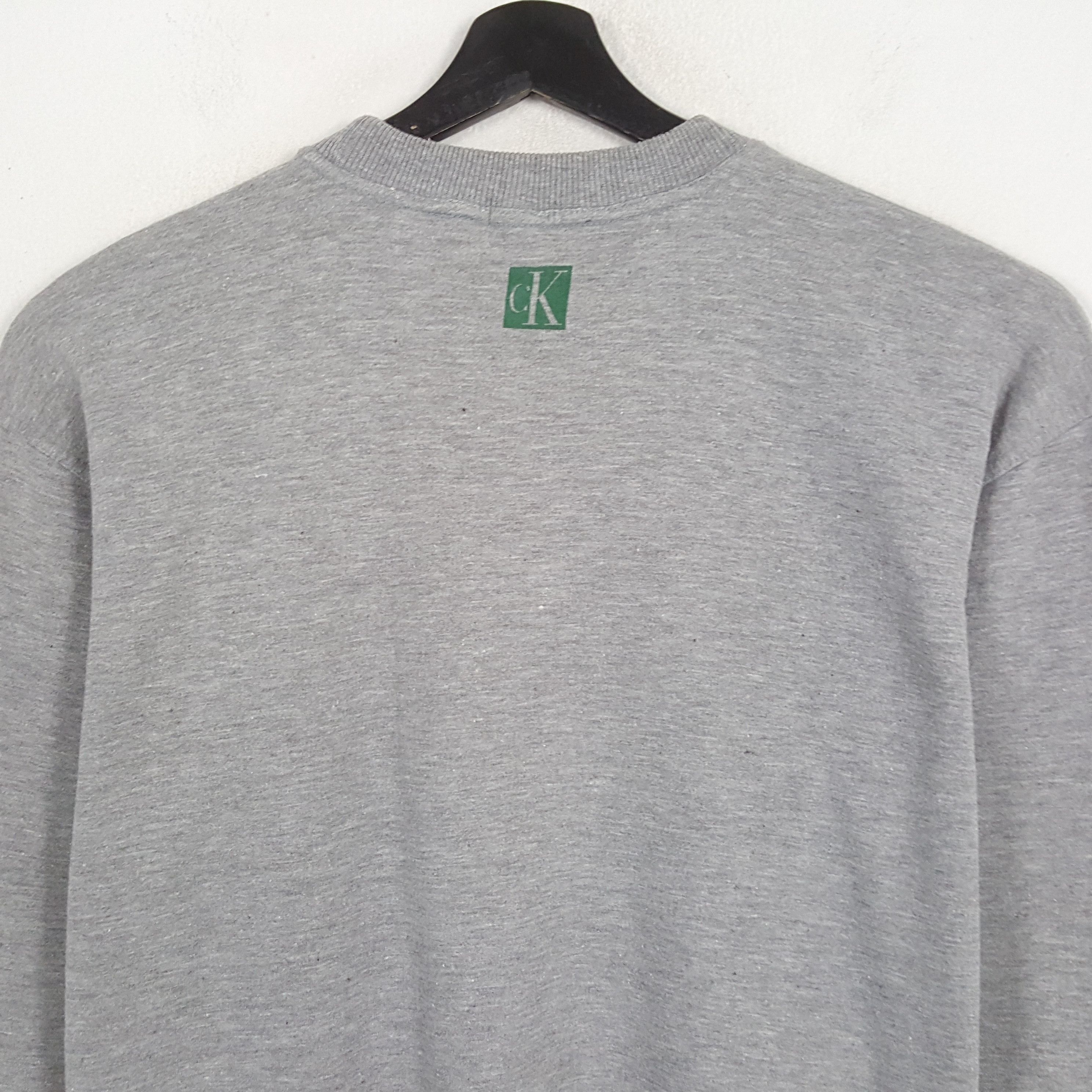 Calvin Klein × Vintage CALVIN KLEIN Fashion Style Spellout Design Sweatshirt Size US M / EU 48-50 / 2 - 4 Thumbnail