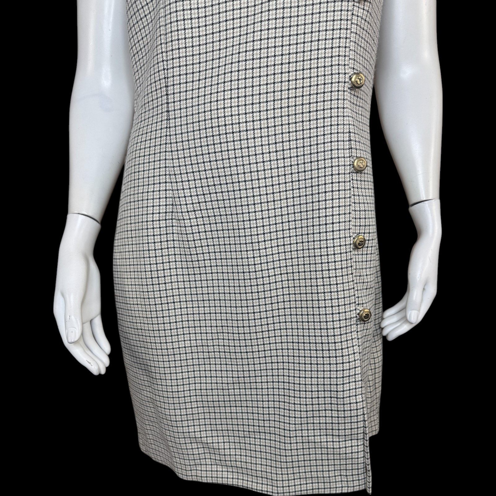 Other Blondie and Me Vintage Y2K Brown Black Dress Medium Size M / US 6-8 / IT 42-44 - 2 Thumbnail