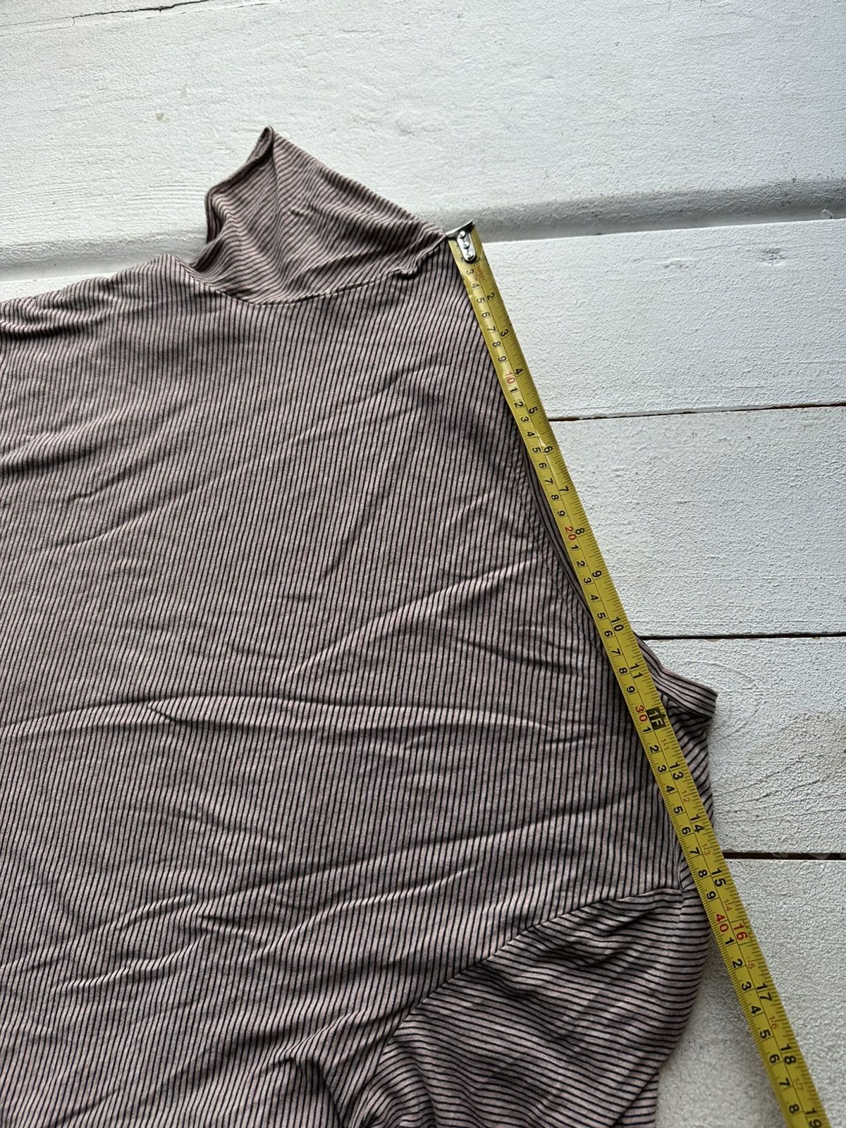 Allsaints 🚨ALLSAINTS WOMEN ASYMMETRICAL T-SHIRT TOP LUXURY OPIUM Size M / US 6-8 / IT 42-44 - 17 Thumbnail