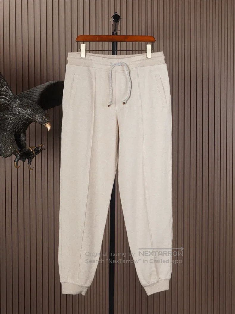 Brunello Cucinelli Brunello Cucinelli size XL Cashmere Drawstring Sport Pants Size US 40 / EU 56 - 1 Thumbnail