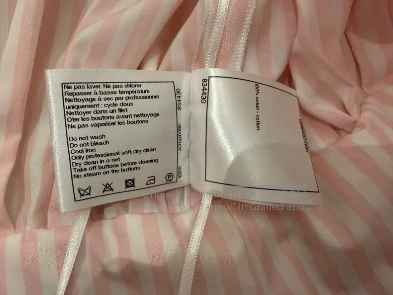 Chanel Chanel 19c Cruise Series Pink Striped Waisted Shirt Size XS / US 0-2 / IT 36-38 - 5 Thumbnail
