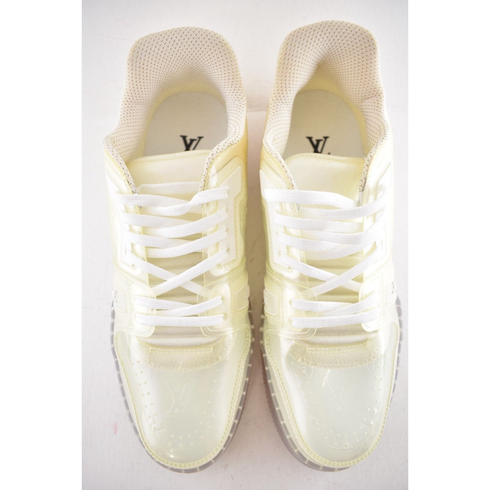 Louis Vuitton Louis Vuitton Transparent Clear PVC Logo Low Top Trainer Size US 9 / EU 42 - 15 Thumbnail