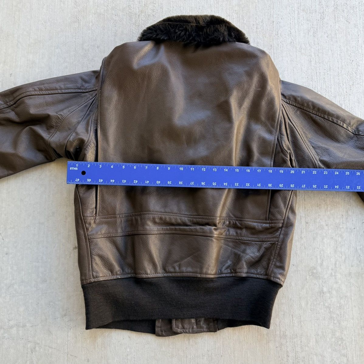 Vintage Vintage Brill Bros Leather Flight Jacket Brown Size 42 USA Size US L / EU 52-54 / 3 - 9 Thumbnail