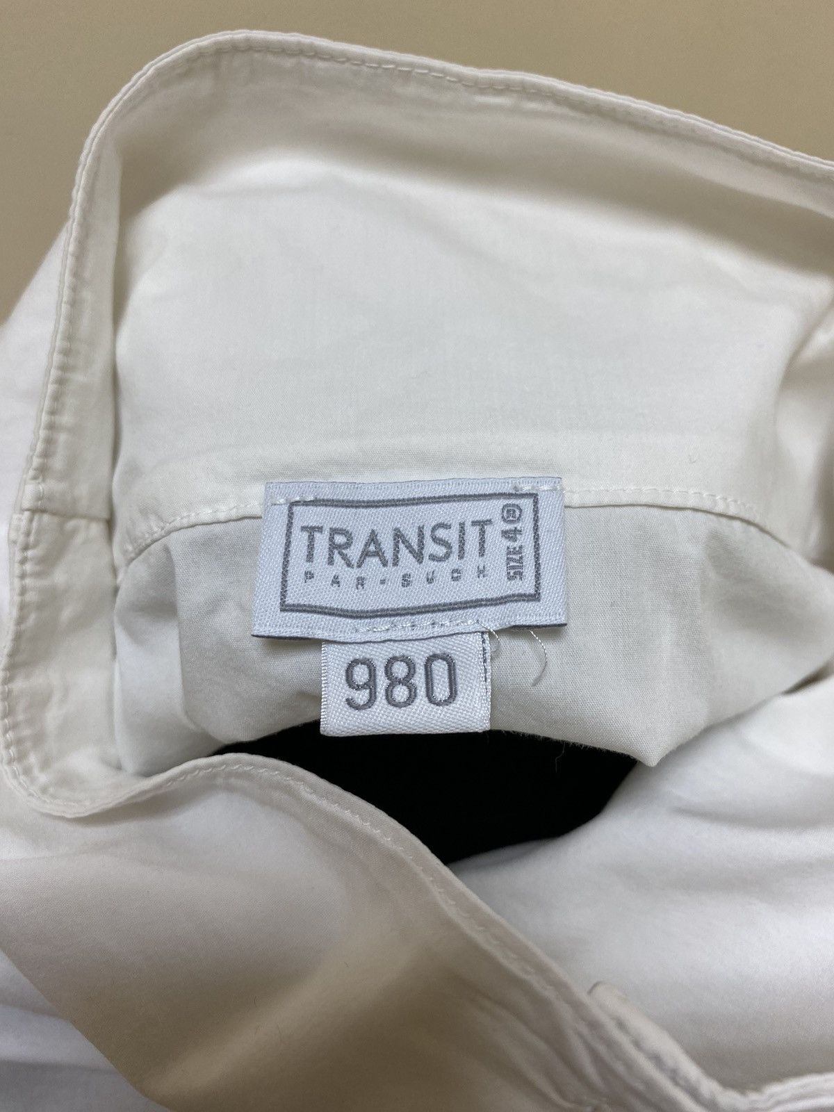 Transit Uomo Transit Par Such Womens Avant Garde White Button Up Shirt Size M / US 6-8 / IT 42-44 - 8 Thumbnail
