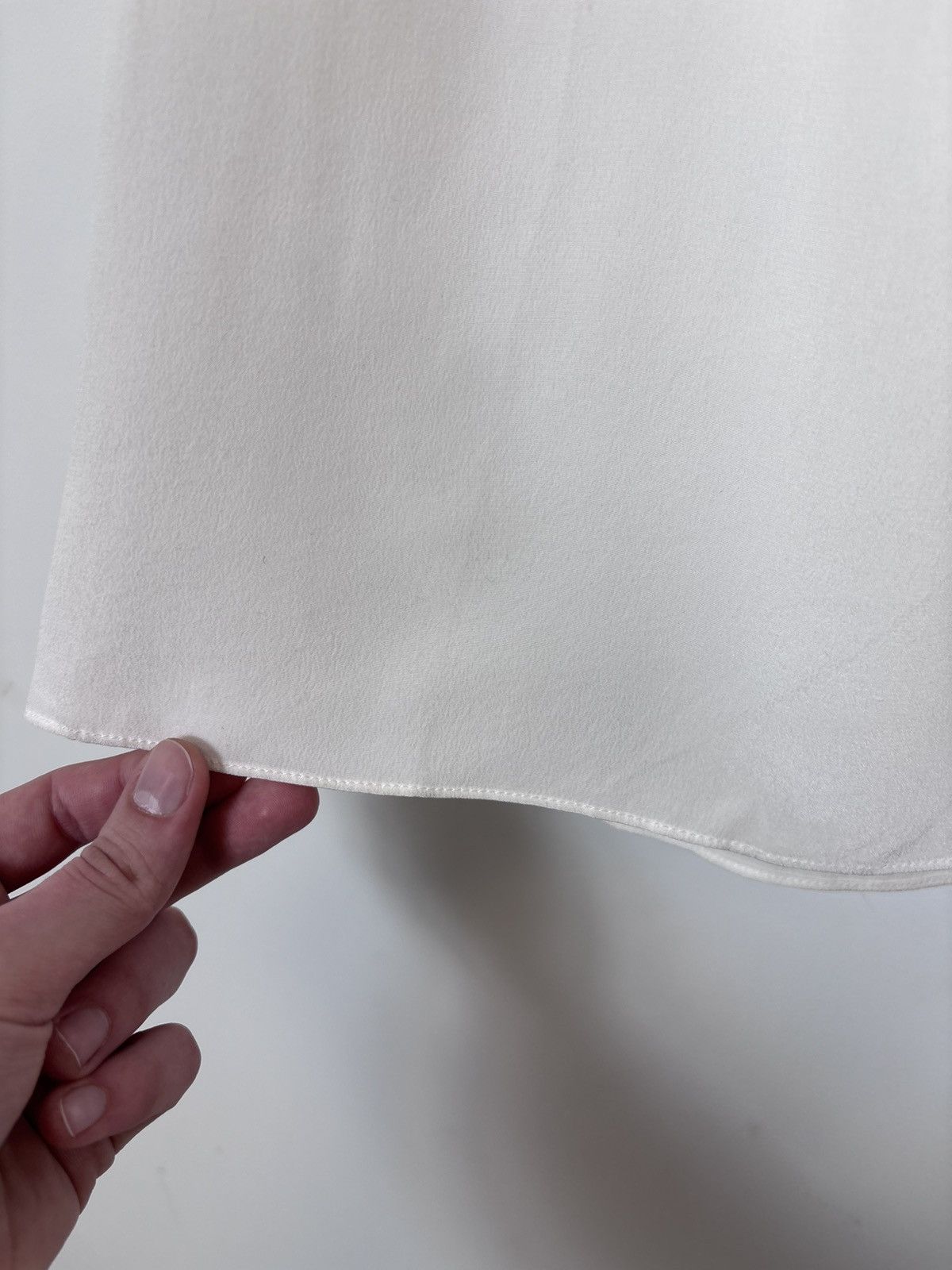 Sandro Sandro Paris NWT Tommy Women’s Ecru White Silk Blouse Shirt Size S / US 4 / IT 40 - 7 Thumbnail