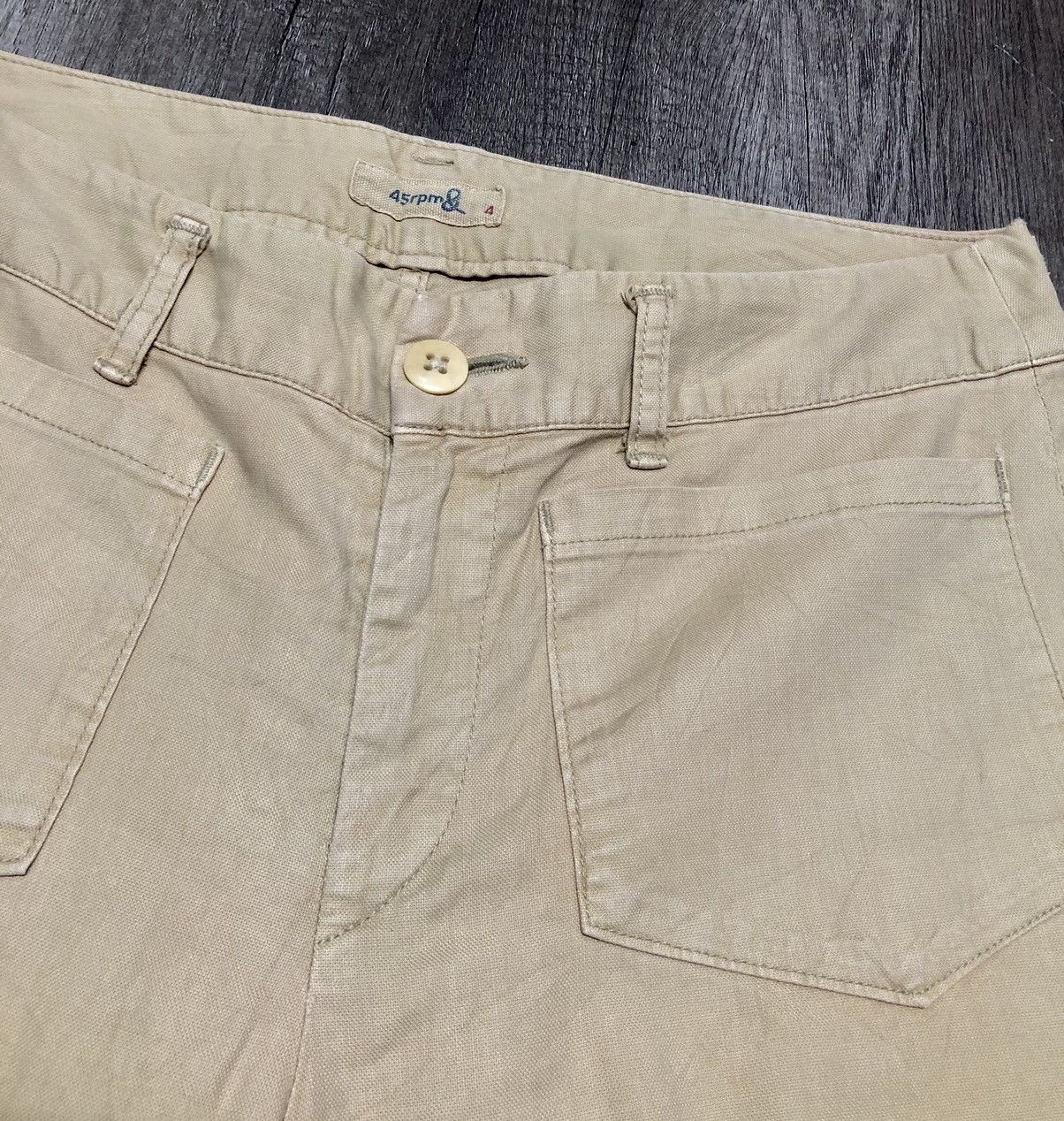 45rpm × Japanese Brand × Kapital Vintage 45rpm Khakis Bush Pants Design Unisex Size US 32 / EU 48 - 25 Thumbnail