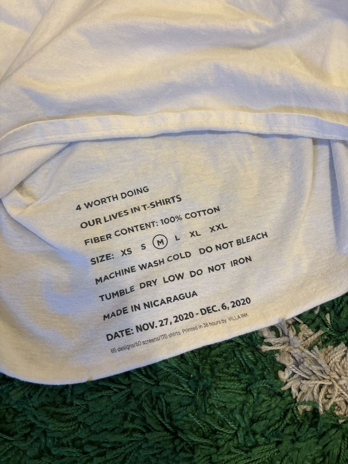 Off-White VERY RARE Off-White “F The Opps” Tee Size US M / EU 48-50 / 2 - 4 Thumbnail