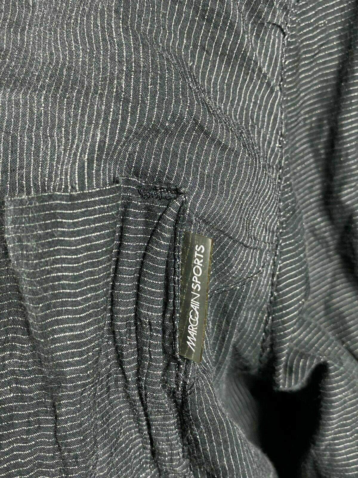 Designer Ladies Marc Cain Sports Black Double Pocket Blouse Shirt Size M / US 6-8 / IT 42-44 - 5 Thumbnail