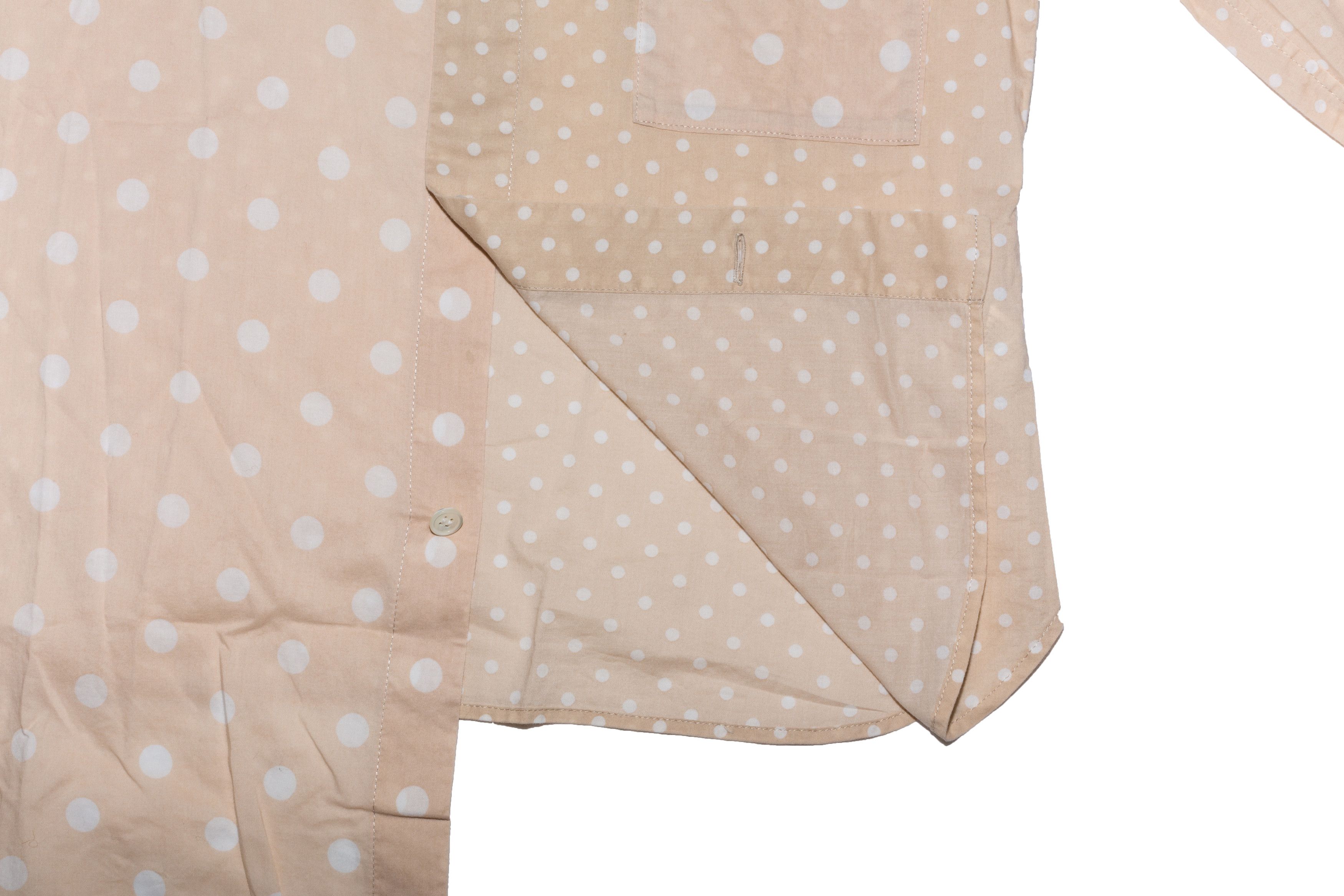 Yohji Yamamoto ASYMMETRIC POLKA DOT BLOUSE SHIRT Size S / US 4 / IT 40 - 5 Thumbnail