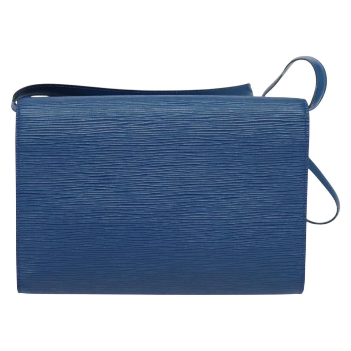 Louis Vuitton LOUIS VUITTON Epi Pochette Arche Shoulder Bag Blue M52575 Size ONE SIZE - 2 Thumbnail