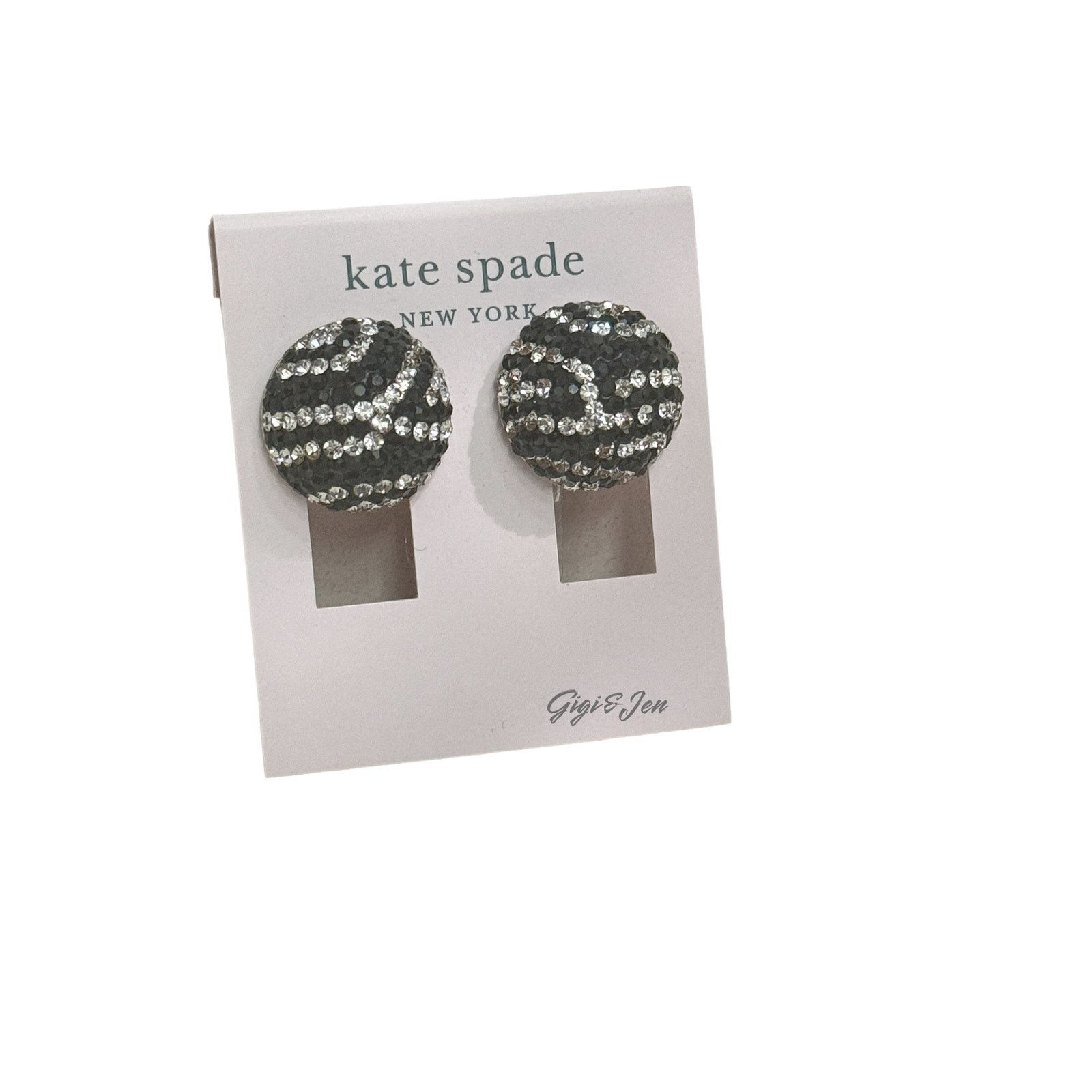 Kate Spade Kate Spade Earn Your Stripe Statement Studs Earrings Size ONE SIZE - 2 Thumbnail