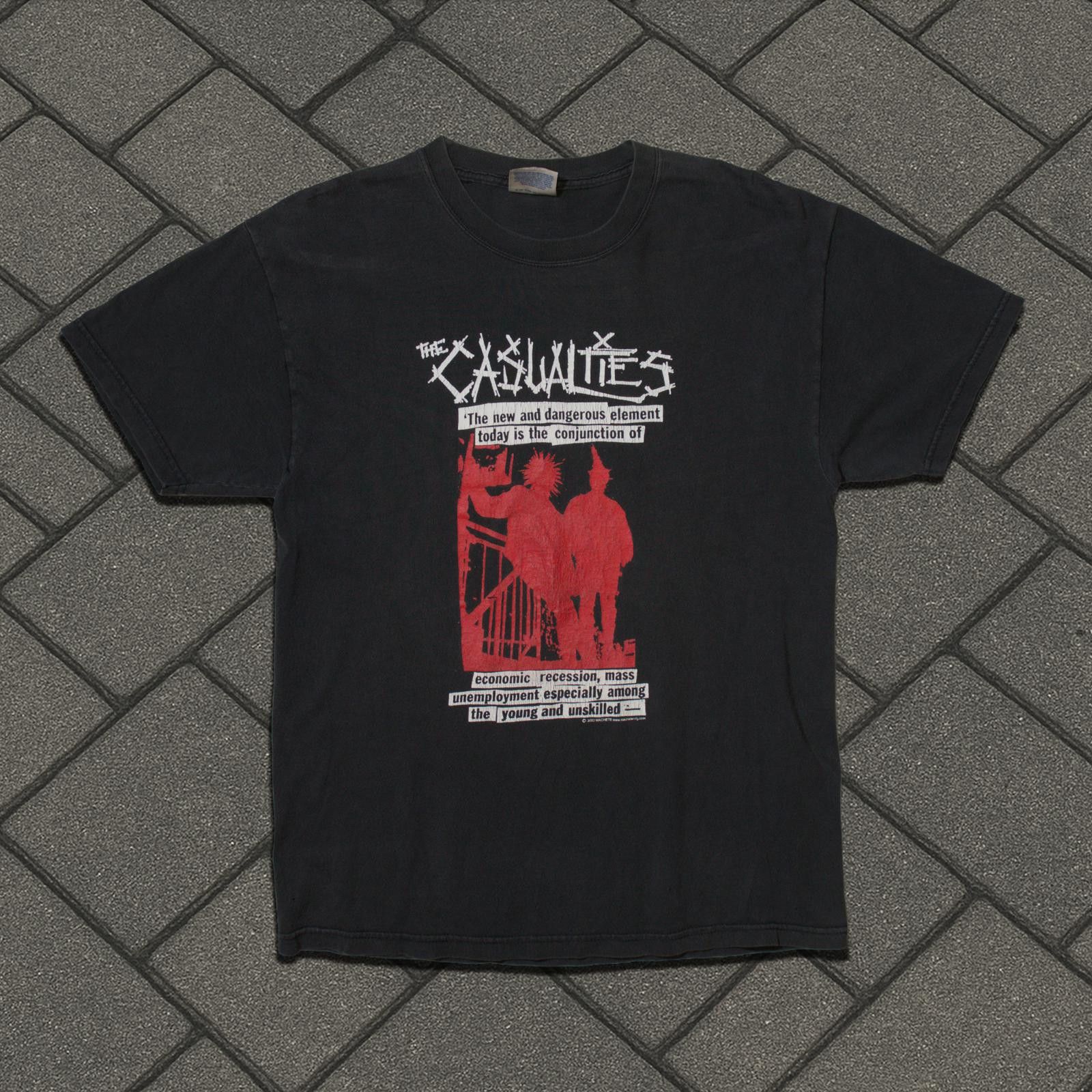 Vintage 2002 Casualites Dangerous Element Tee Size US M / EU 48-50 / 2 - 1 Thumbnail