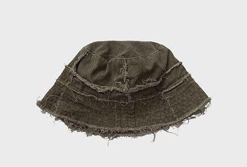Vintage Cargo Grunge y2k Reversible Distressed Bucket Hat Size ONE SIZE - 3 Thumbnail