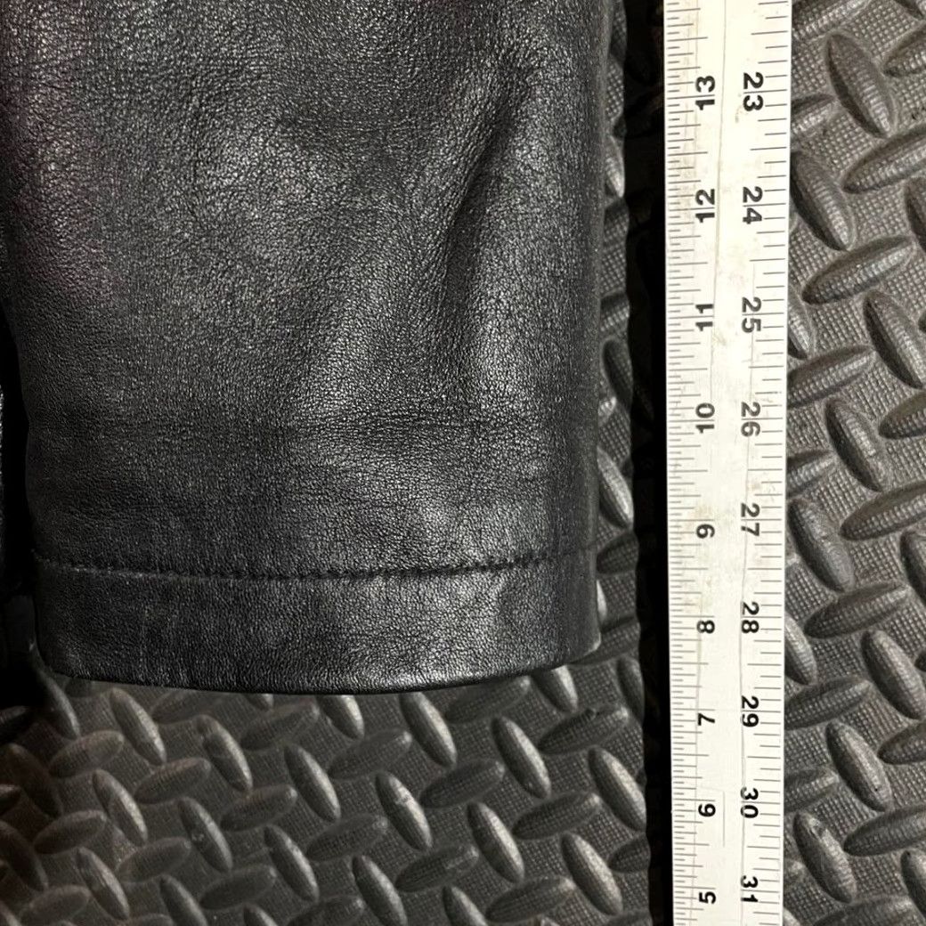 Cherokee Cherokee Leather Jacket Full Zip Mens XL Black Size US XL / EU 56 / 4 - 7 Thumbnail