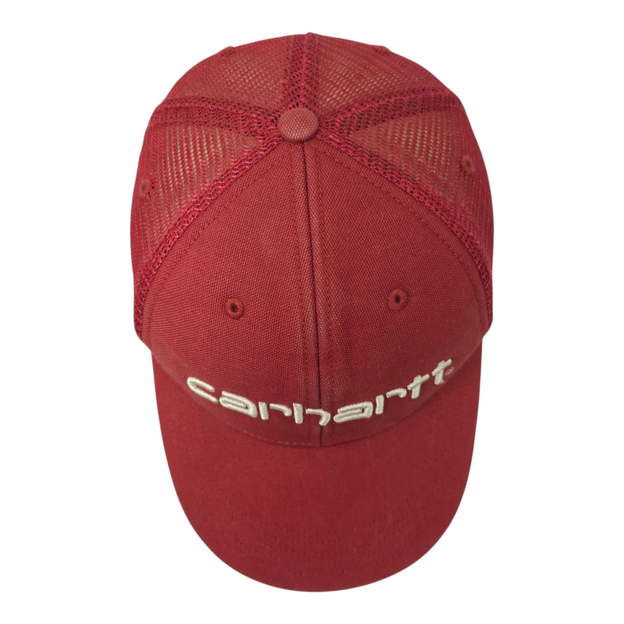 Carhartt Carhartt Canvas Mesh Back Logo Graphic Cap Hat Snapback Size ONE SIZE - 6 Thumbnail