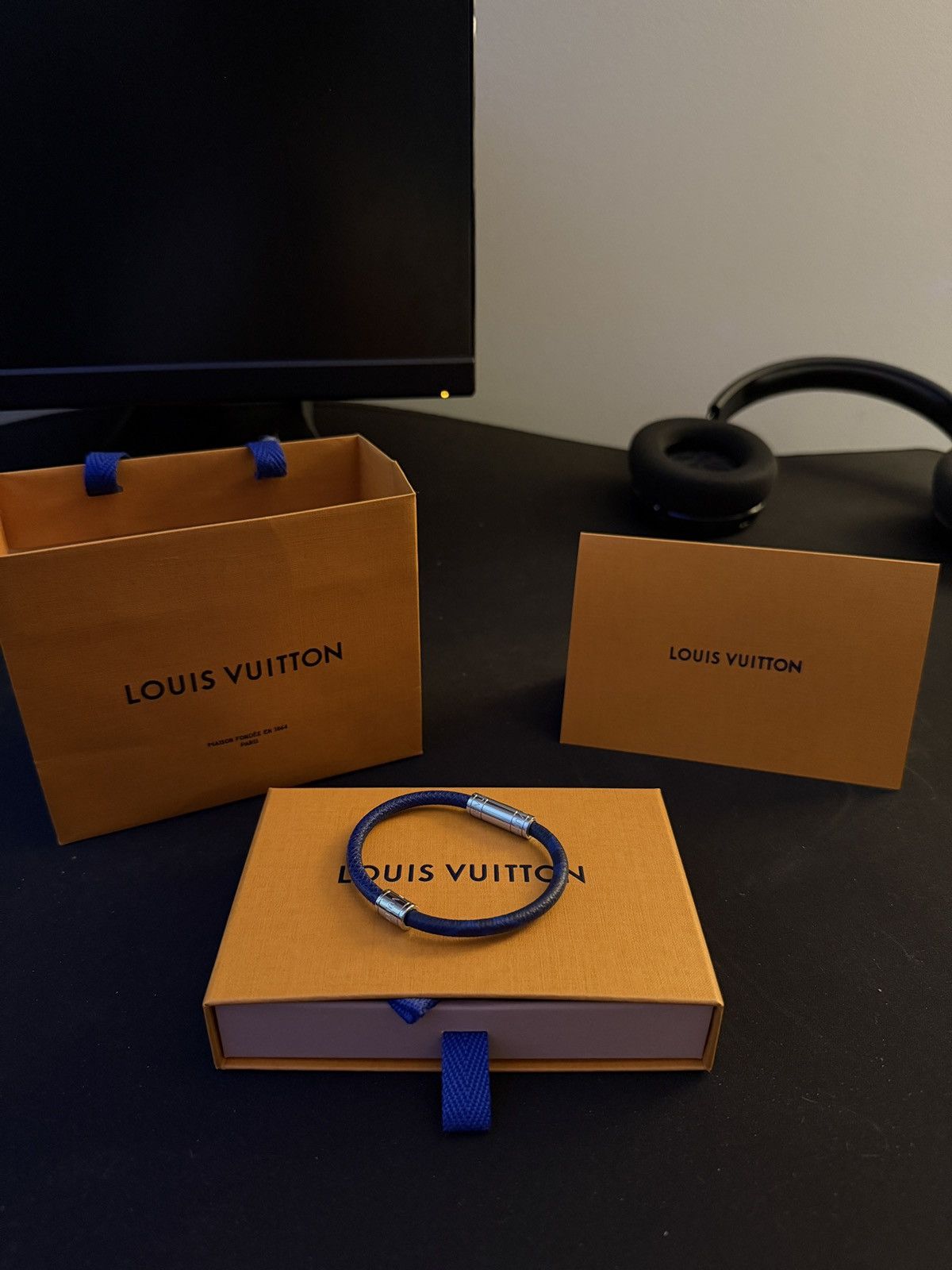 Louis Vuitton LOUIS VUITTON BLUE SPLIT BRACELET Size ONE SIZE - 1 Thumbnail