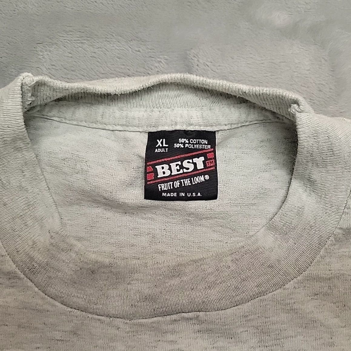 Fruit Of The Loom VINTAGE Quit Talking To Me Shirt Mens XL Gray Attitude Graphic Humor Tee USA Size US XL / EU 56 / 4 - 4 Thumbnail