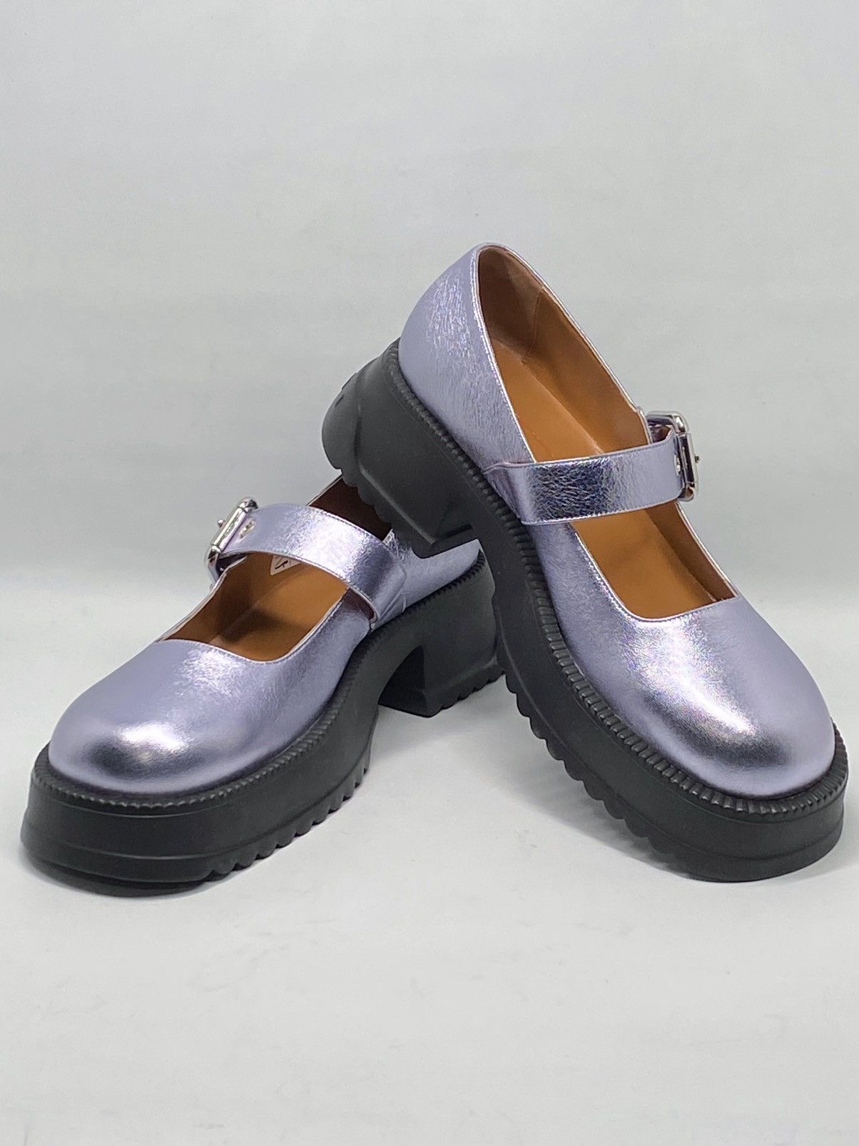 Marni Marni Blue Leather Mary Jane Platform Loafers size 39 Size US 9 / IT 39 - 5 Thumbnail
