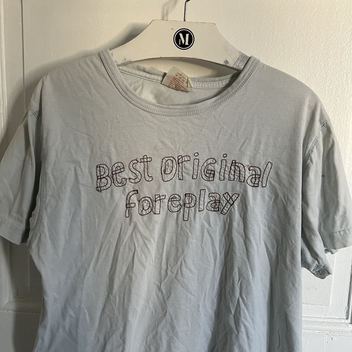 Japanese Brand × Vintage Y2K T-Shirt Best Foreplay tshirt 2000s skate surf fun erotic Size US M / EU 48-50 / 2 - 2 Thumbnail