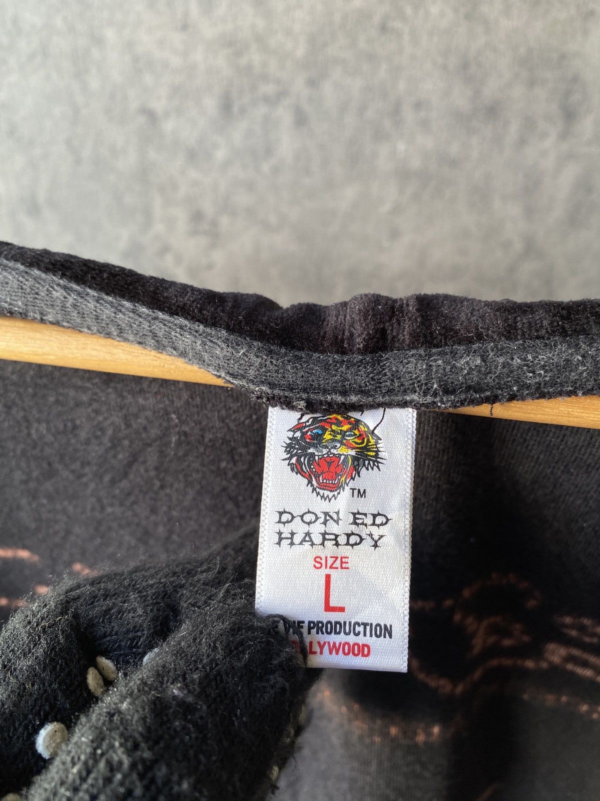 Ed Hardy Ed Hardy Velvet Hoodie Size US M / EU 48-50 / 2 - 11 Thumbnail