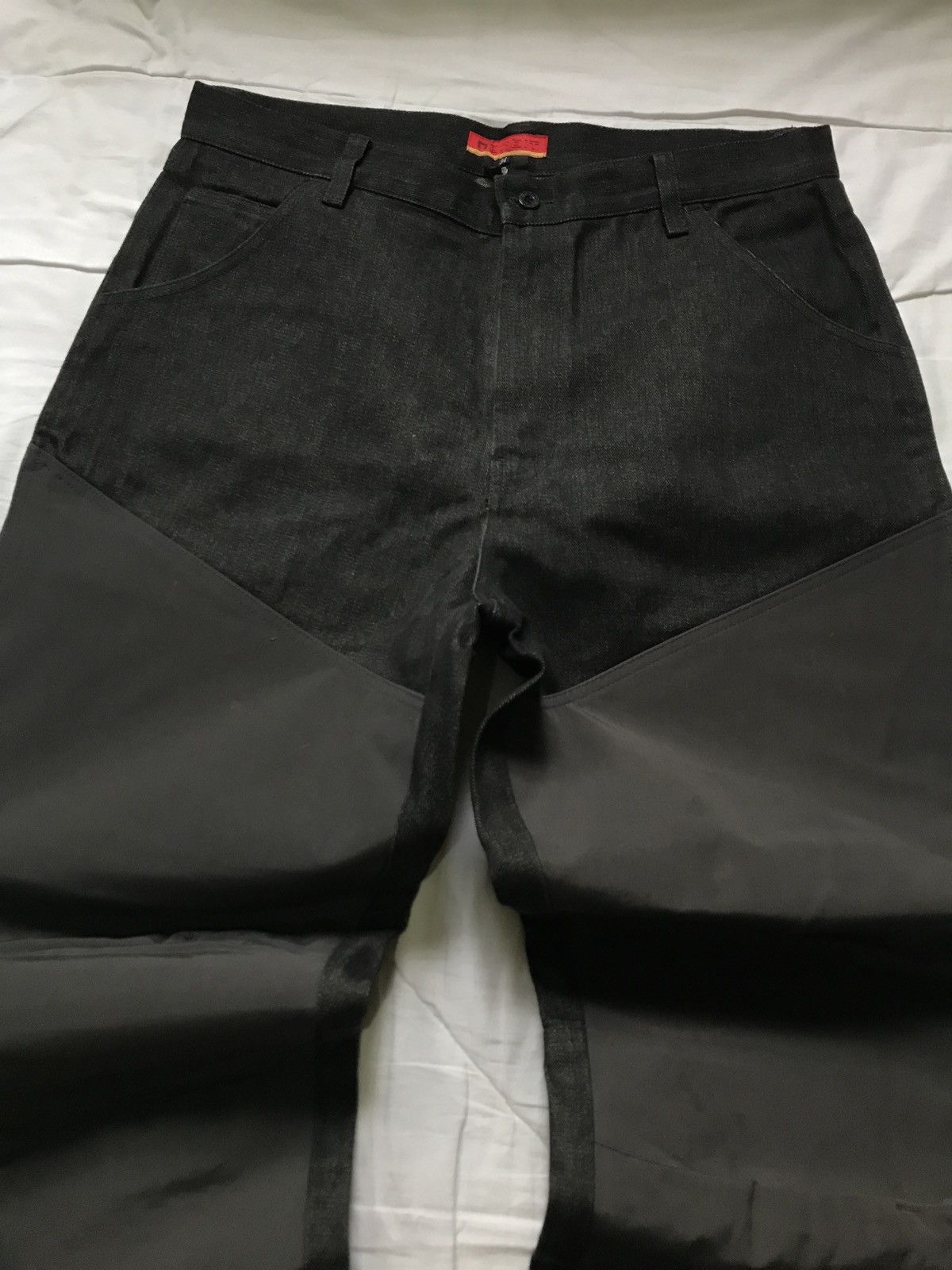 Norbit NORBIT DOUBLE KNEE NYLON COTTON DENIM JEANS Size US 34 / EU 50 - 2 Thumbnail