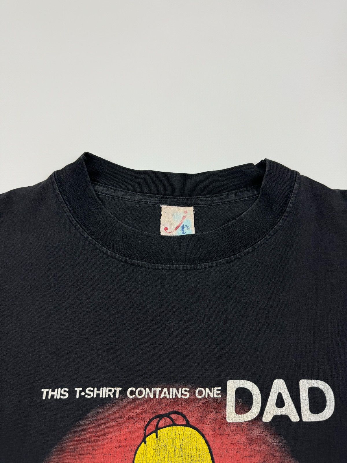The Simpsons × Vintage 1998 Vintage Evil Homer Simpson Faded Black T-Shirt Size US L / EU 52-54 / 3 - 3 Thumbnail