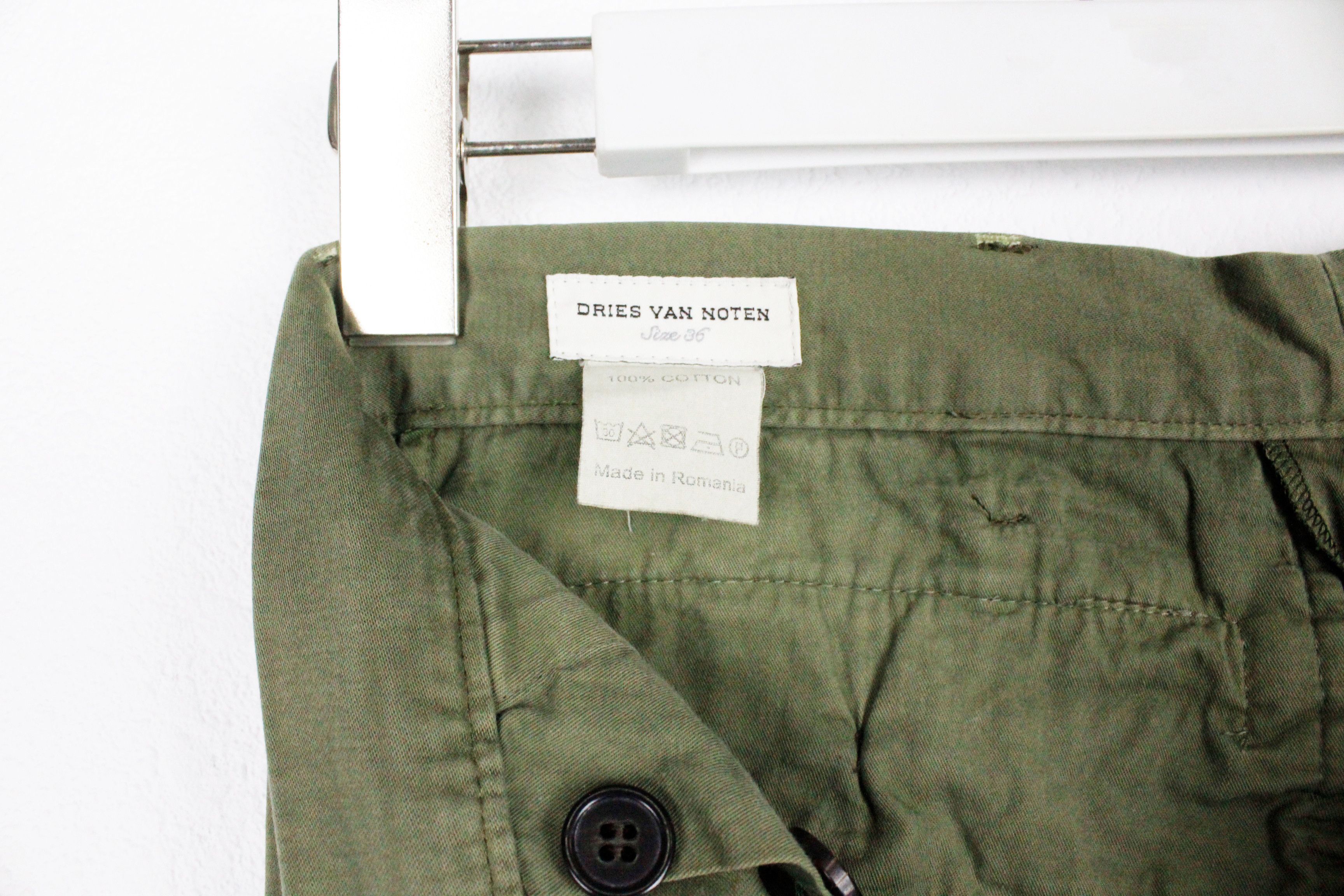 Dries Van Noten Archive Dries Van Noten Army Bondage Chino Pants Trousers Size 25" / US 0 / IT 36 - 11 Thumbnail