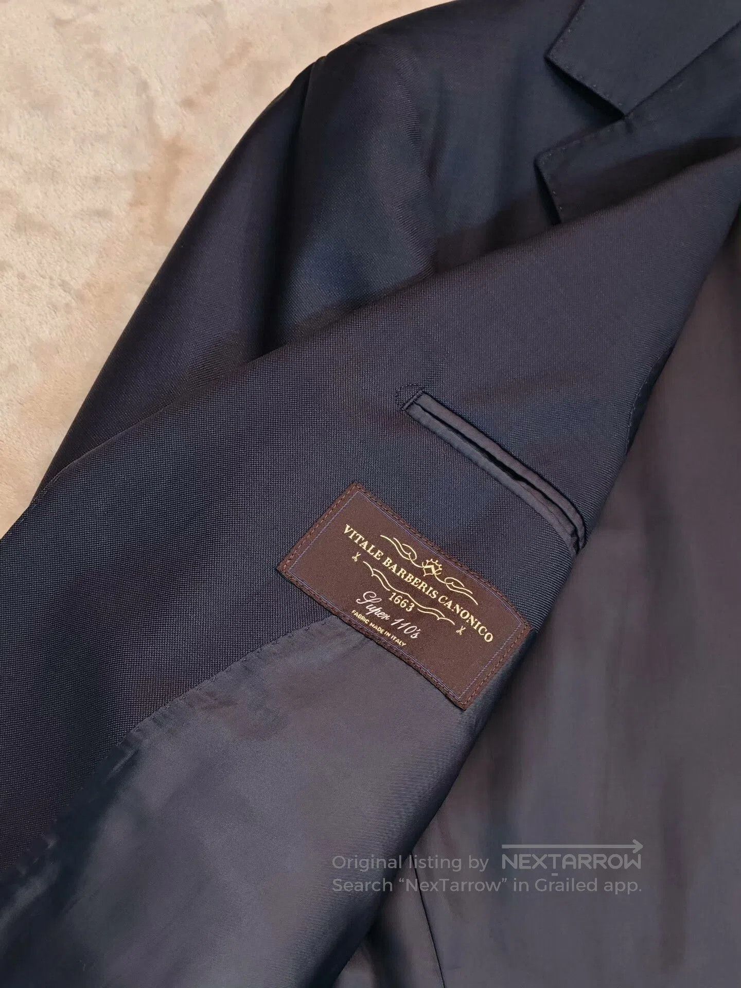Japanese Brand Italian VBC Wool Half Canvas Blazer. Size US M / EU 48-50 / 2 - 7 Thumbnail