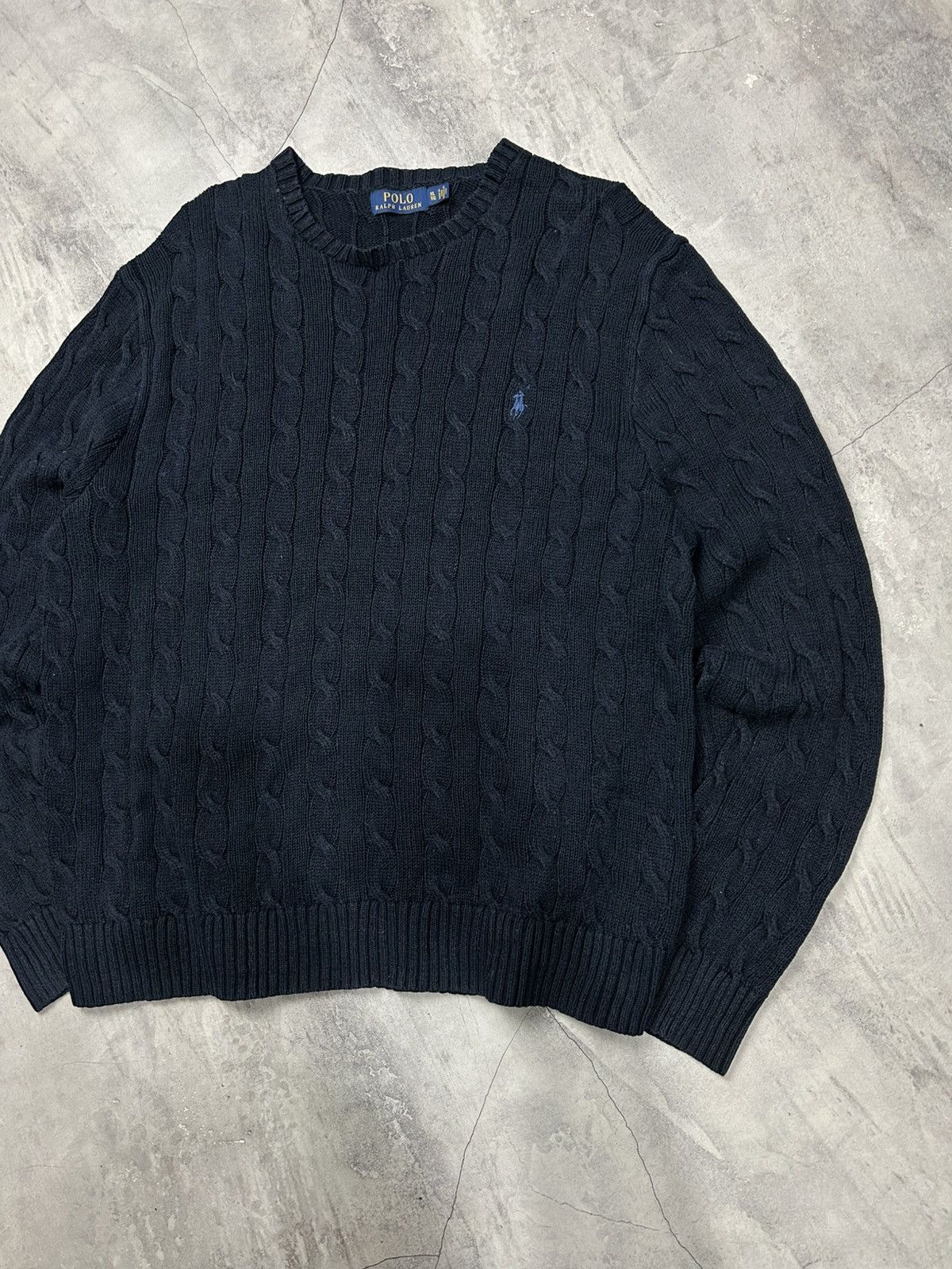 Polo Ralph Lauren × Vintage Vintage Knit Polo Ralph Lauren Golf Sweatshirt Oldmoney Size US XL / EU 56 / 4 - 3 Thumbnail