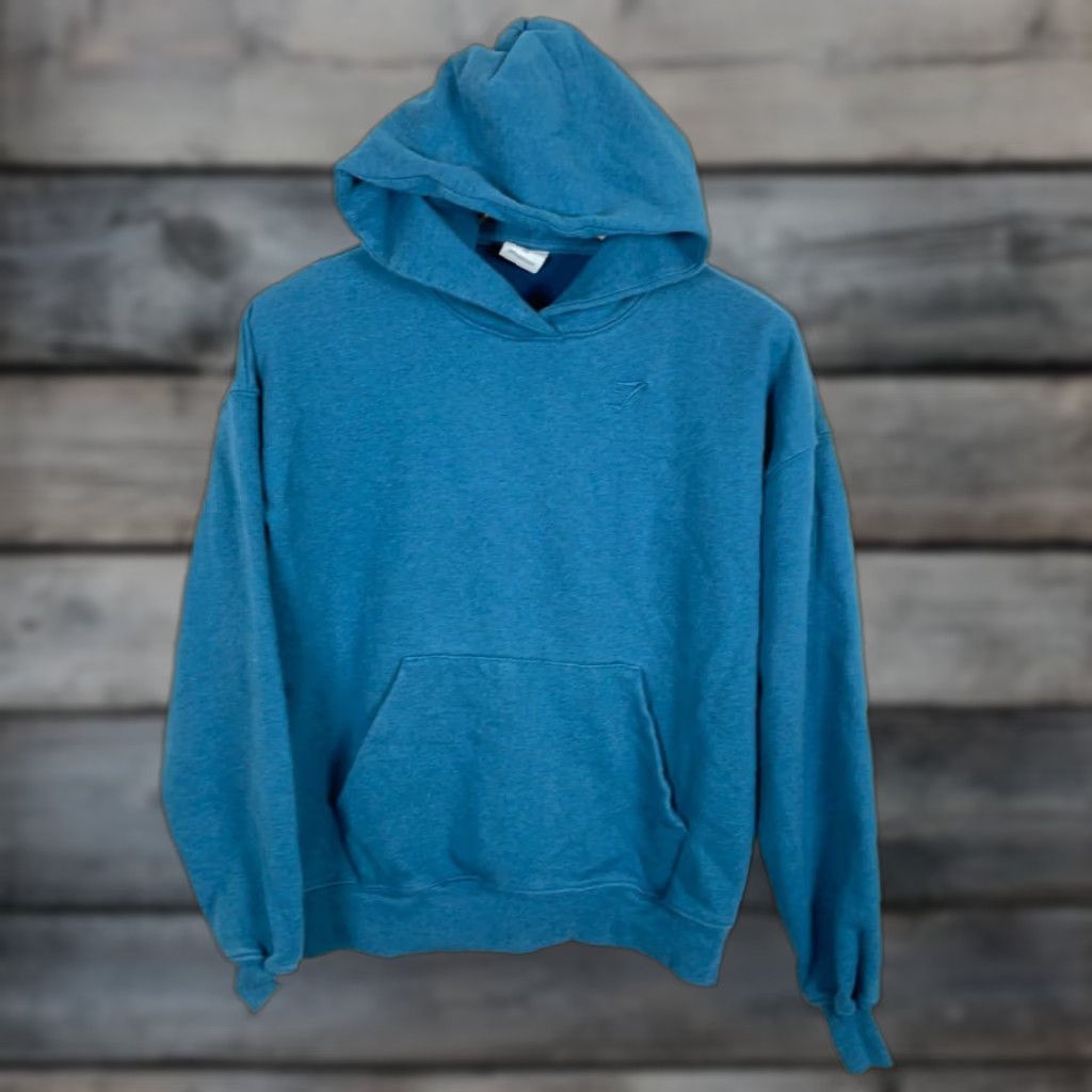 Gymshark Gymshark Rest Day Hoodie Women's XS Steel Blue Oversized Sweatshirt B2A7P Size XS / US 0-2 / IT 36-38 - 1 Thumbnail