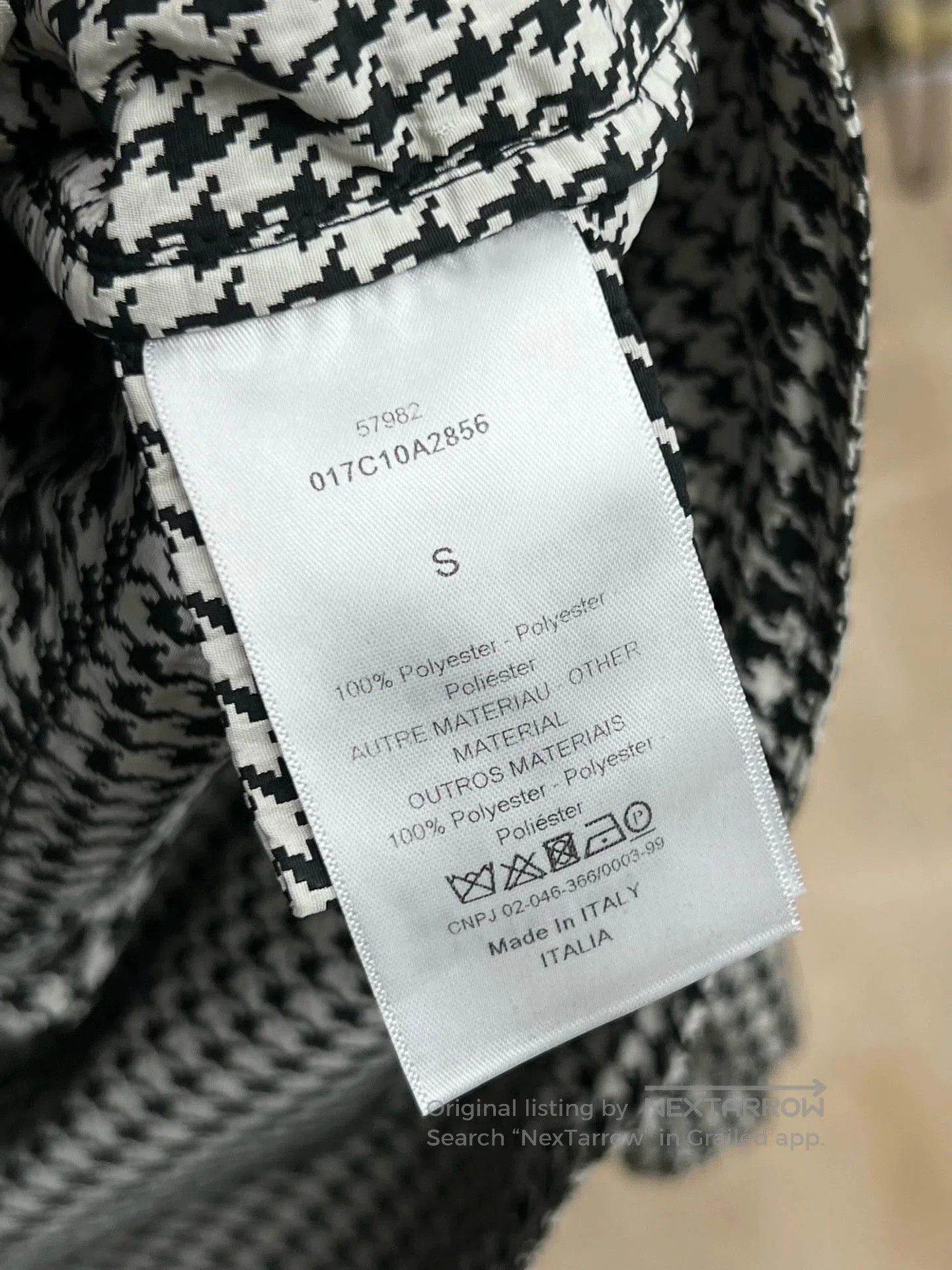 Dior dior houndstooth hooded long sleeve jacket. Size US S / EU 44-46 / 1 - 8 Thumbnail