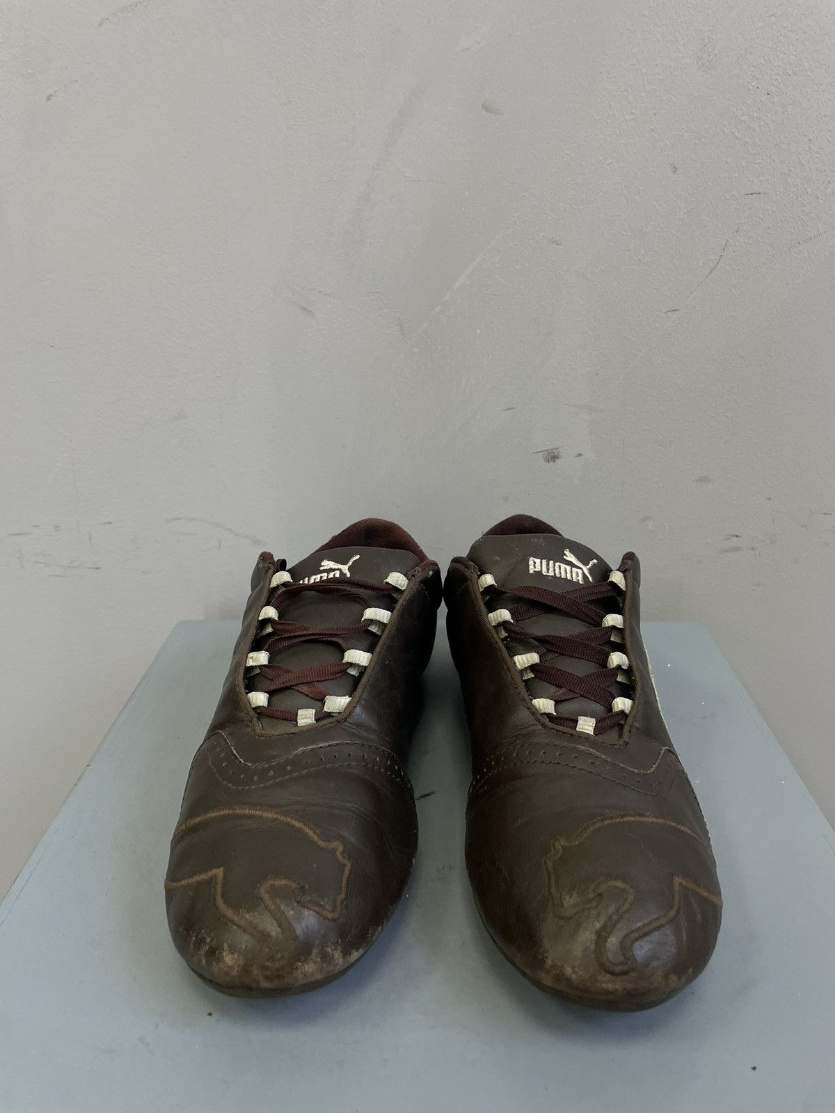 Puma hype brown leather mostro bubble puma speed cat shoes Size US 6 / IT 36 - 2 Thumbnail