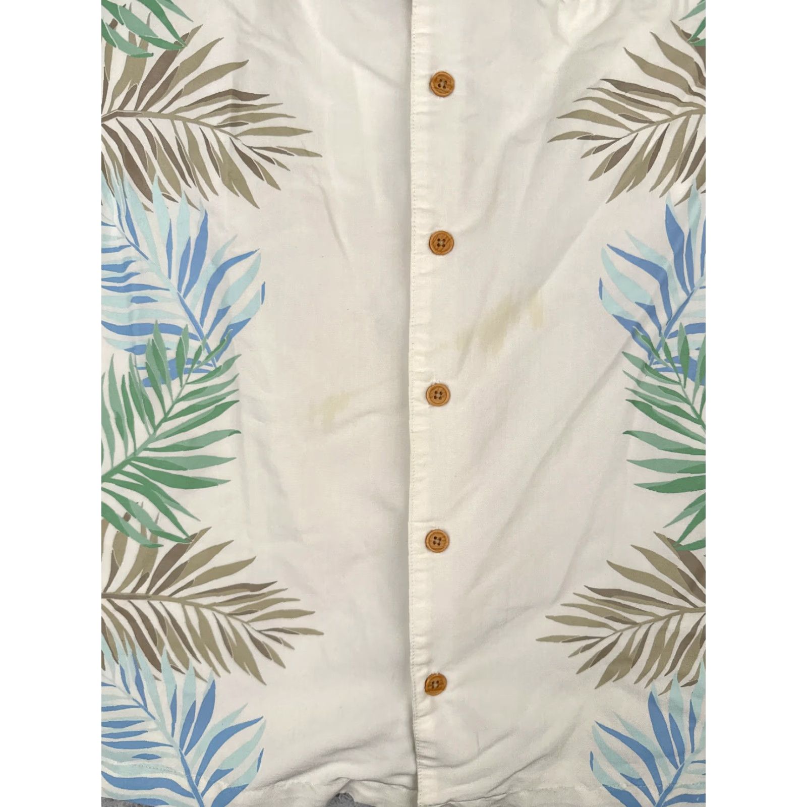 Vintage Scandia Woods Shirt Men White Floral Extra Large Button Rayon Hawaiian READ Size US XL / EU 56 / 4 - 6 Thumbnail