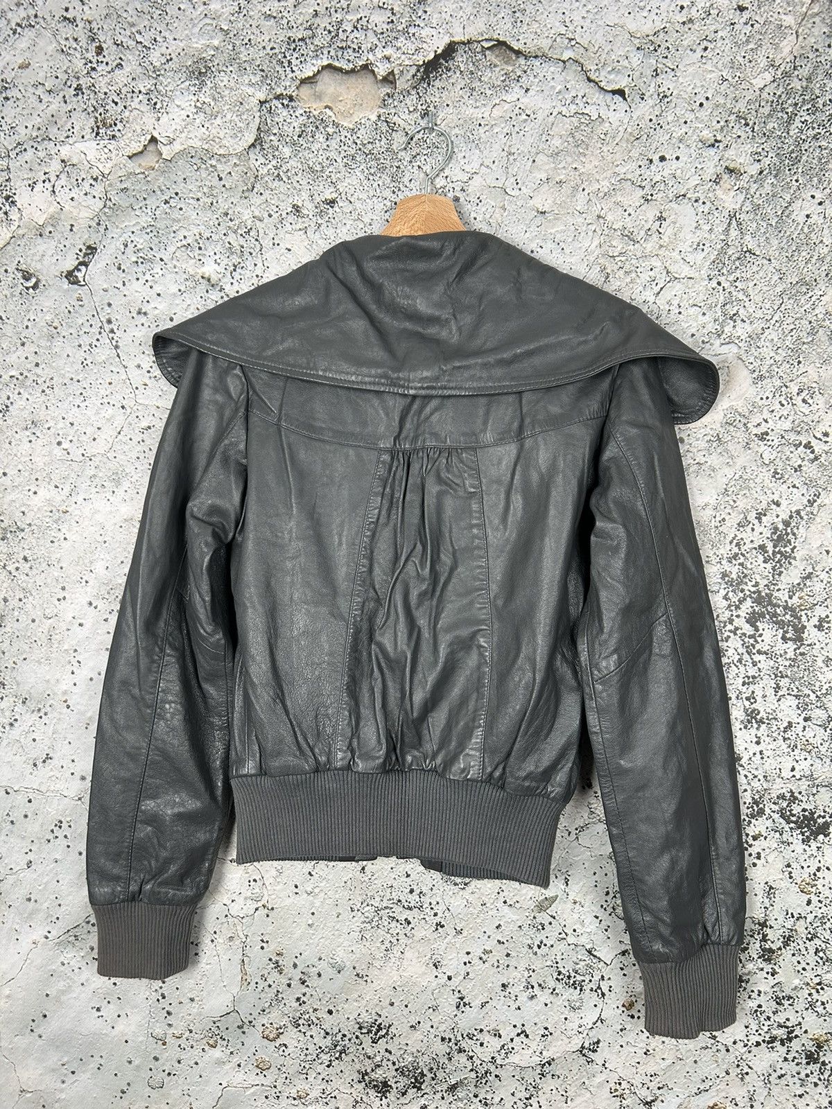 Genuine Leather Vintage Avantgarde Genuine Leather Jacket 90s Punk Grunge Size M / US 6-8 / IT 42-44 - 4 Thumbnail