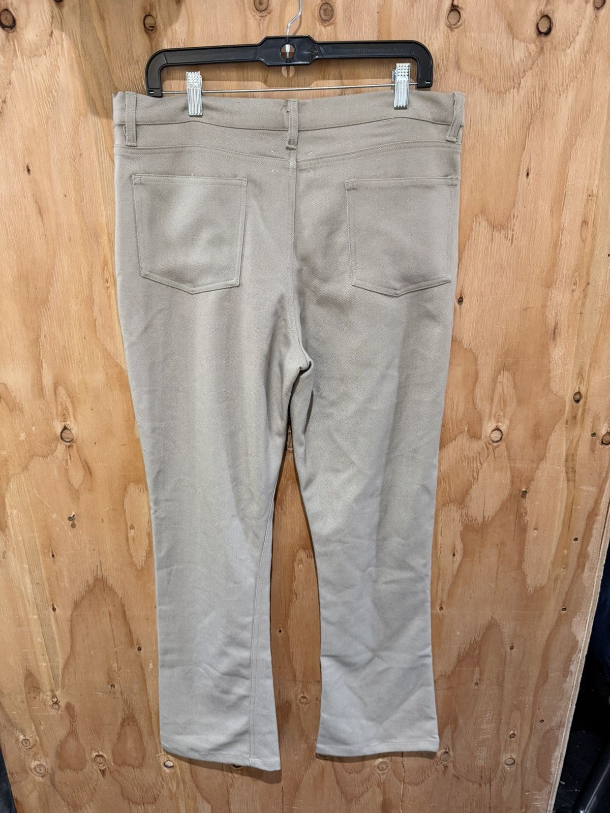Maison Margiela Maison Margiela Beige Flare Pants Size US 30 / EU 46 - 2 Thumbnail