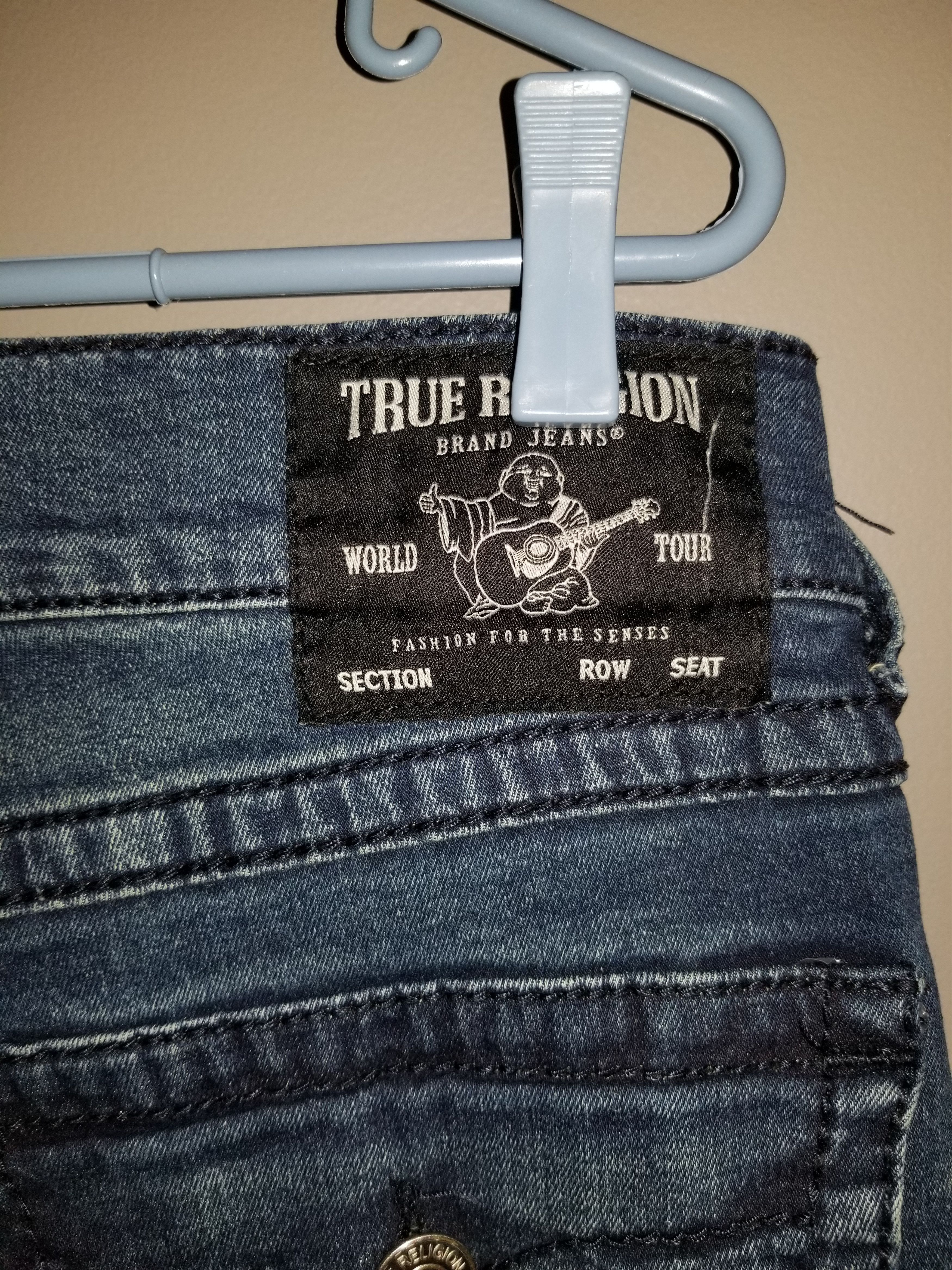 True Religion True religion black stitch jeans Size US 34 / EU 50 - 4 Thumbnail
