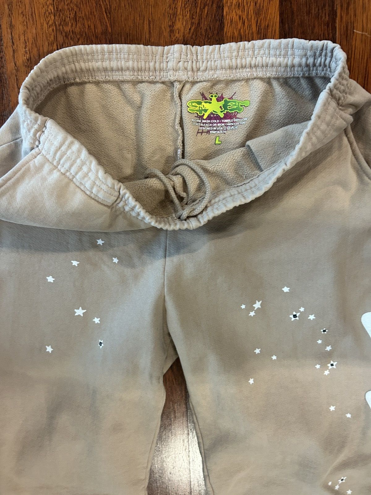 Sp5der Sp5der Beluga Sweatpants Sand Size L Size US 34 / EU 50 - 3 Thumbnail