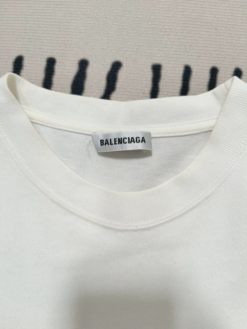 Balenciaga Balenciaga Coke Pattern Print Logo Short Sleeve Size US L / EU 52-54 / 3 - 3 Thumbnail