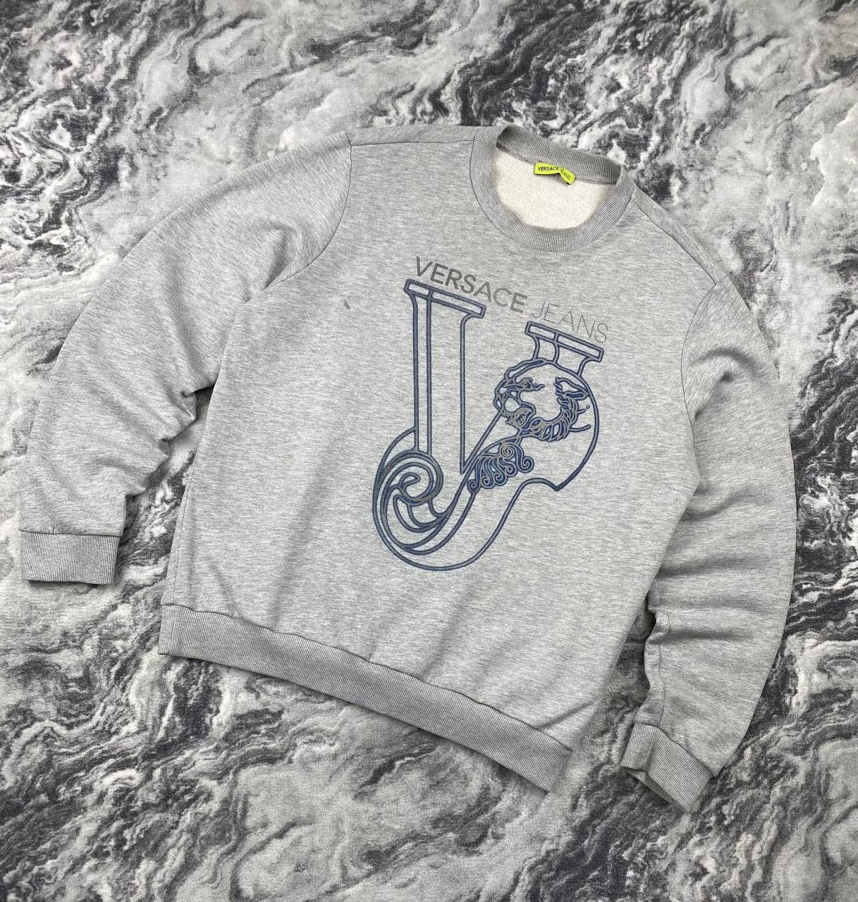 Versace Versace Jeans Big Logo Sweatshirt Size US L / EU 52-54 / 3 - 1 Thumbnail
