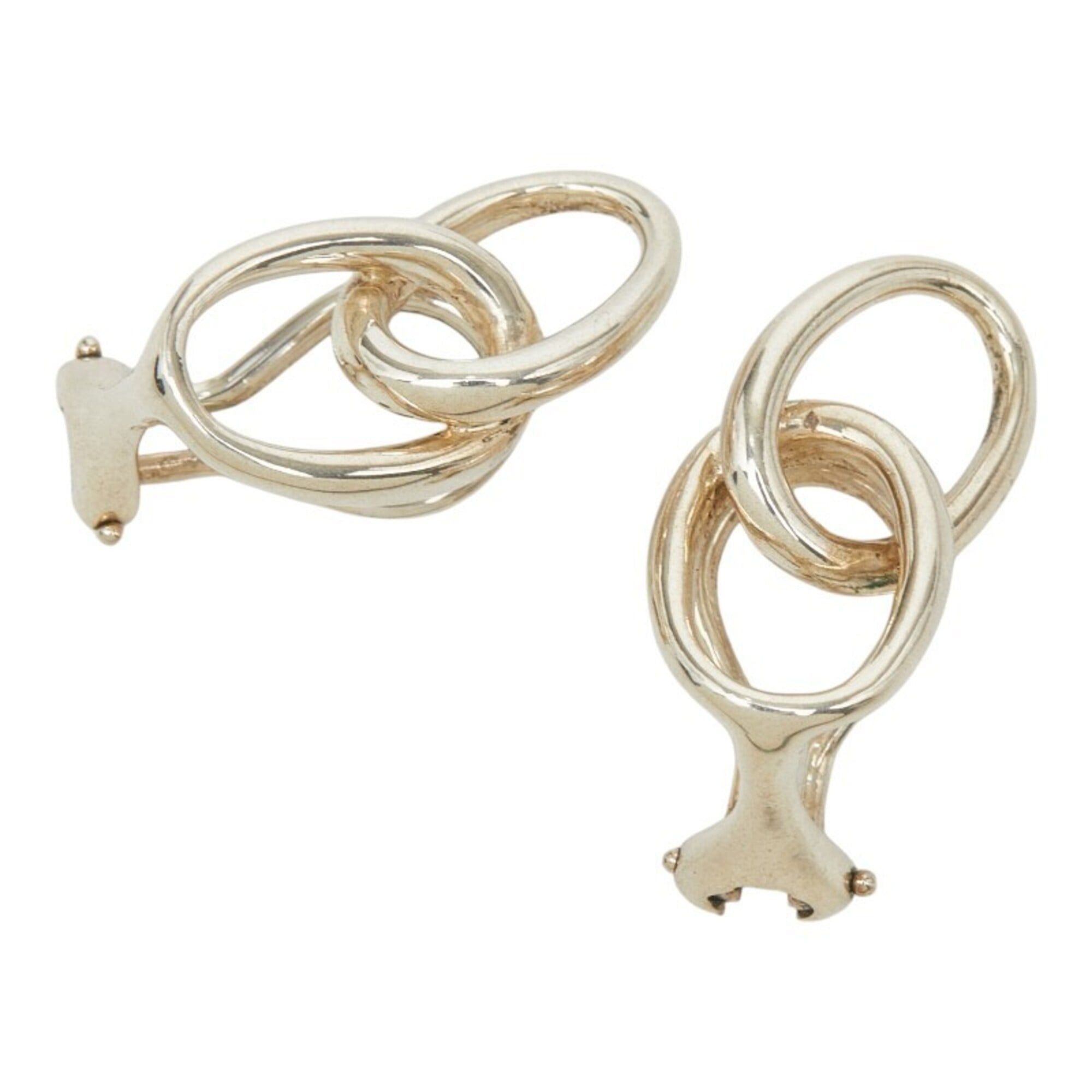 Tiffany & Co. Tiffany & Co. Double Loop Earrings, SV925 Silver, Women's. Size ONE SIZE - 1 Thumbnail