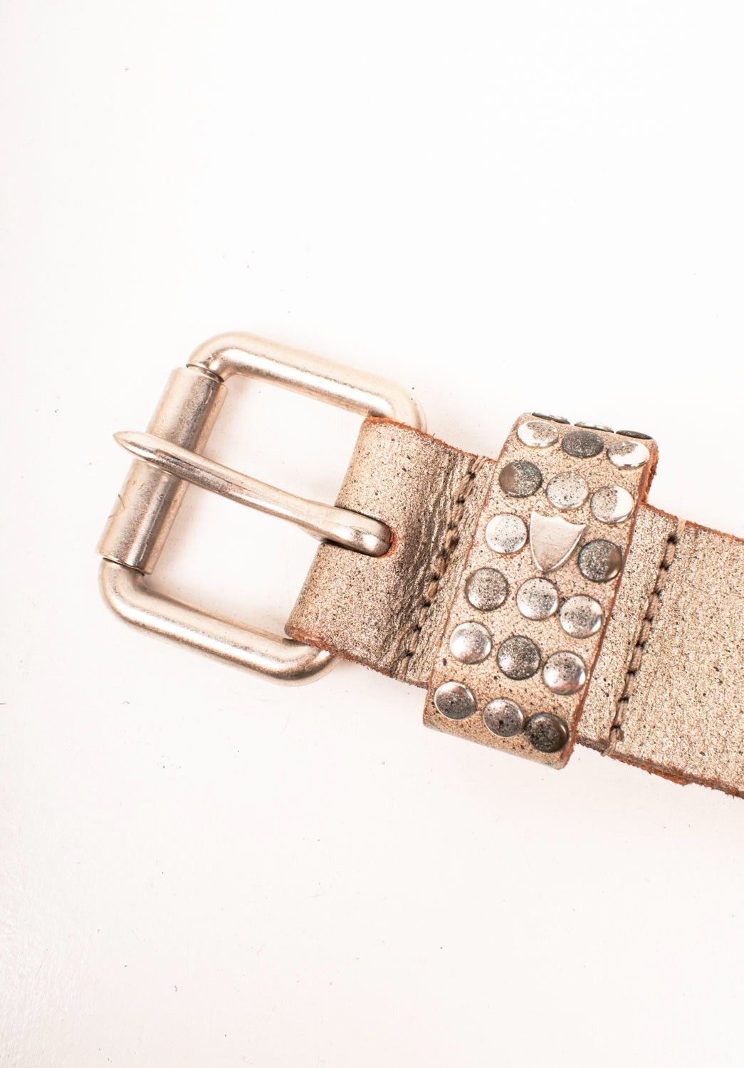 Hollywood Trading Company HTC Hollywood Trading Company Metal Men Leather Belt 38 Size 38 - 4 Thumbnail
