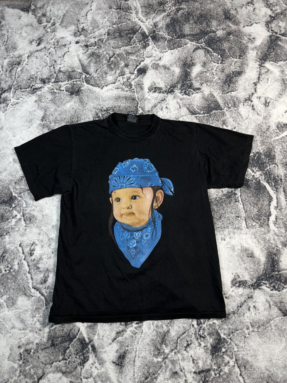 Other Pierced Baby Graphic Tee With Real Metal Ring Size US L / EU 52-54 / 3 - 1 Thumbnail