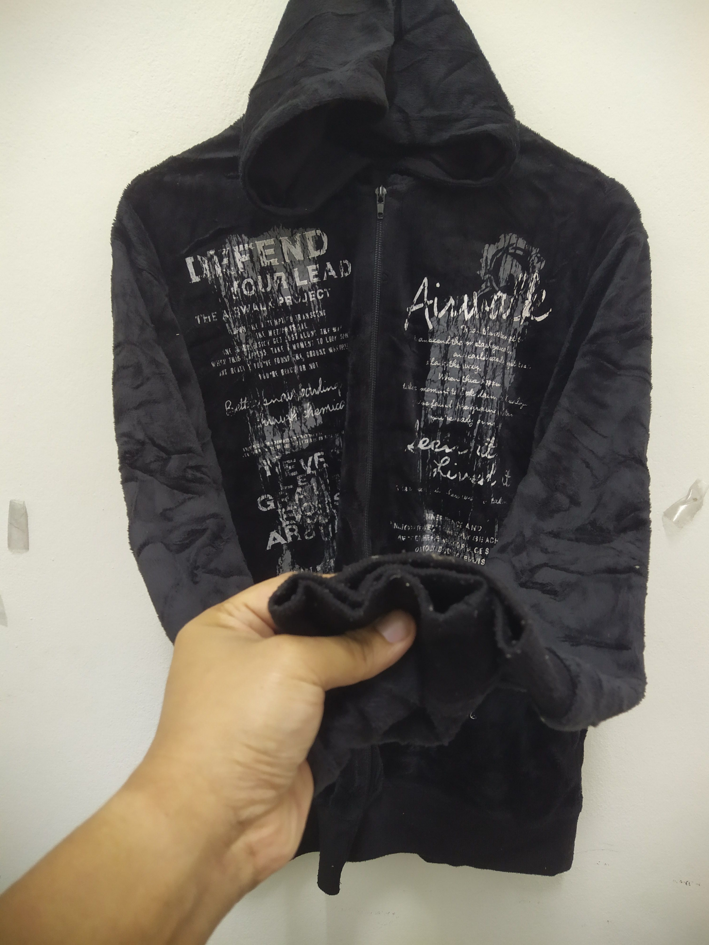 Airwalk Airwalk "The Airwalk Project" Graphic Fleece Zip-Up Hoodie Size US L / EU 52-54 / 3 - 3 Thumbnail